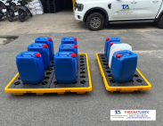 Pallet nhựa chống tràn Kiên Giang