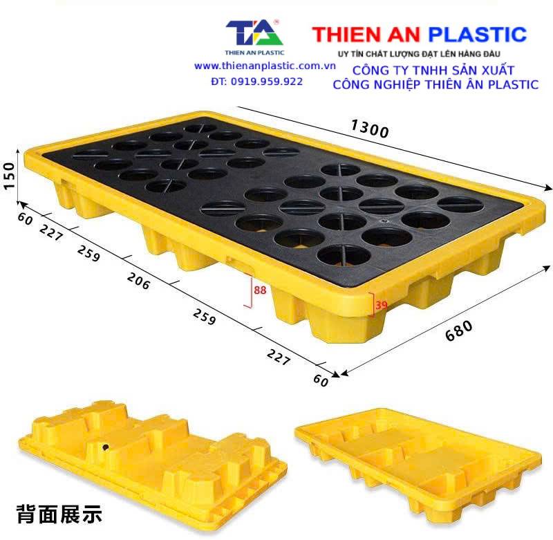 Pallet nhựa chống tràn Bắc Kạn