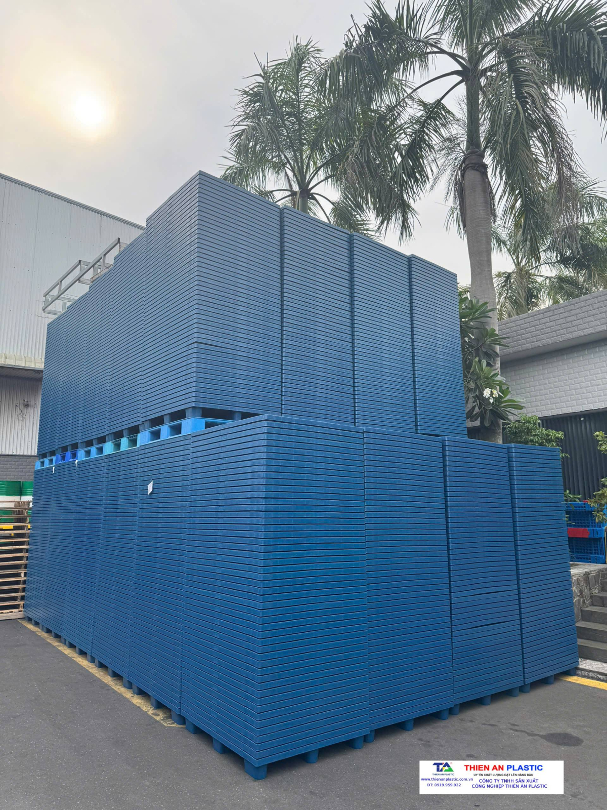 Pallet nhựa xuất khẩu Bắc Ninh