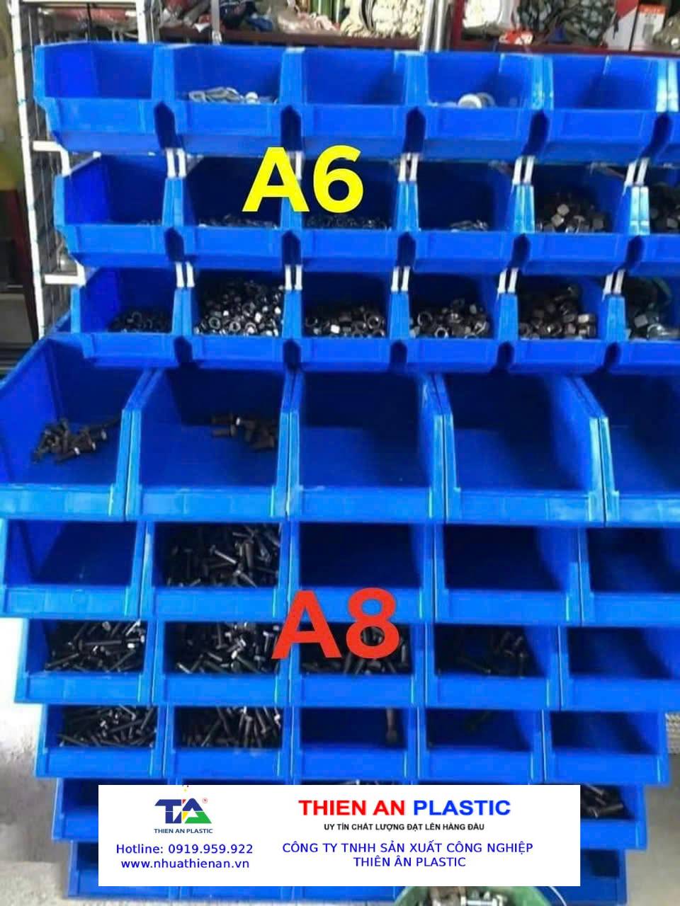 Giá sóng nhựa đựng linh kiện