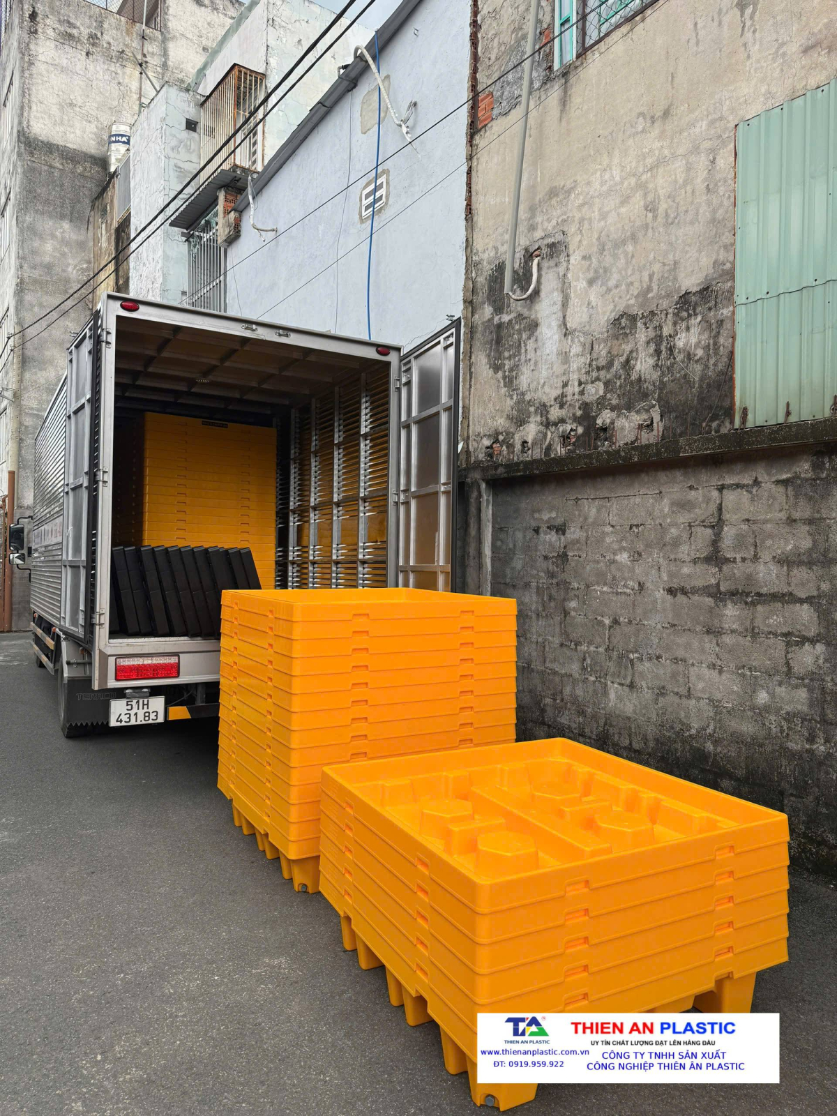 Pallet nhựa chống tràn Lai Châu