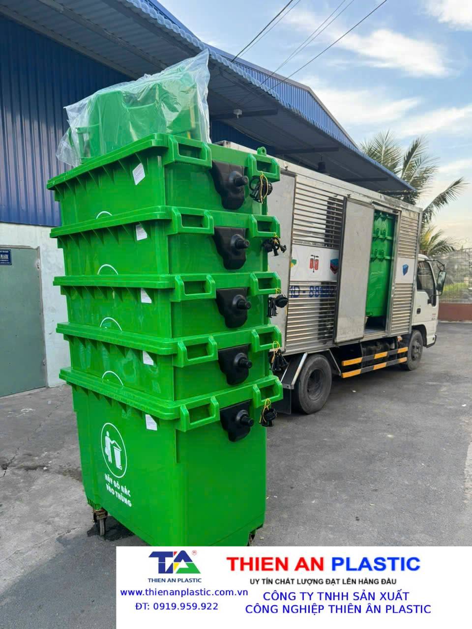 Thùng rác công cộng Điện Biên