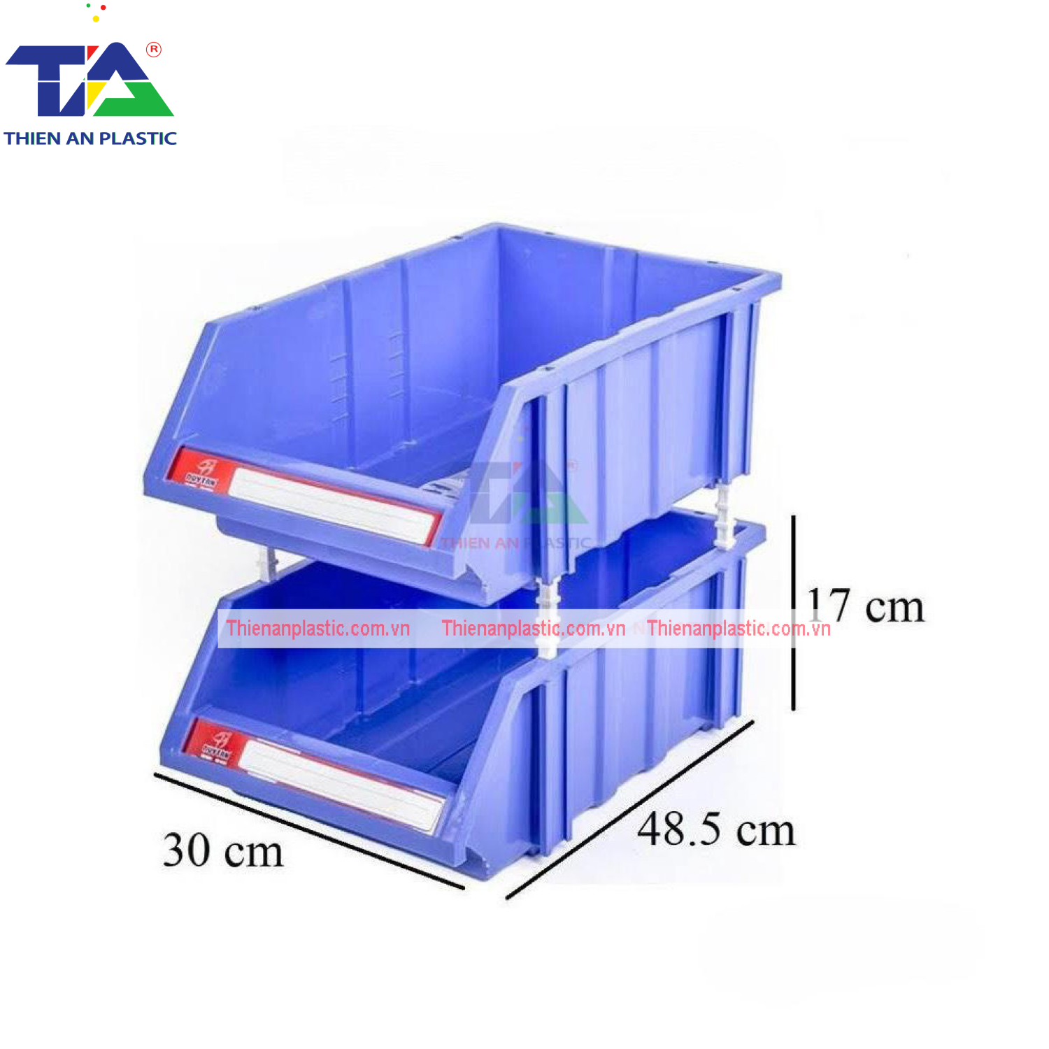 Khay Nhựa Đựng Linh Kiện Đại (KT: 485 x 300 x 170mm)