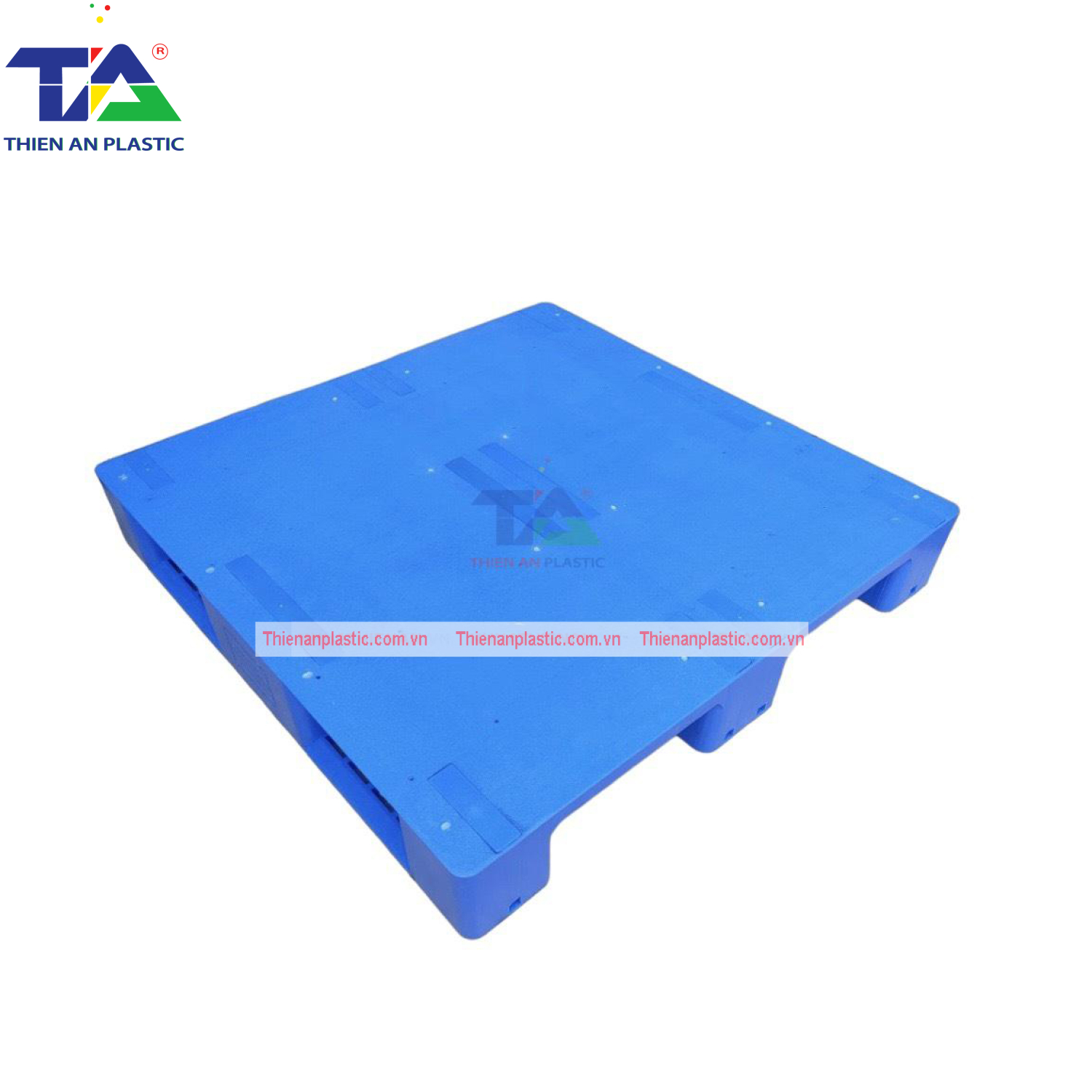 Pallet Nhựa Mặt Bít TA1111 -165(KT: 1100 x 1100 x 165mm)