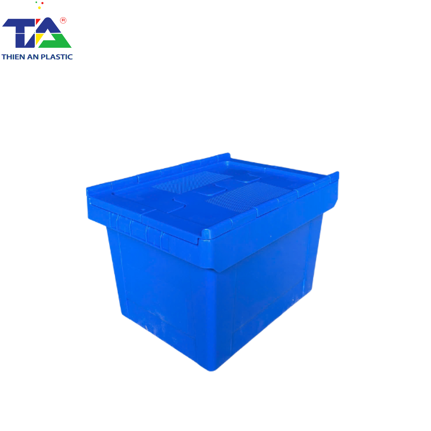 Thùng Nhựa Có Nắp TA01 (KT: 400 x 300 x 260mm)