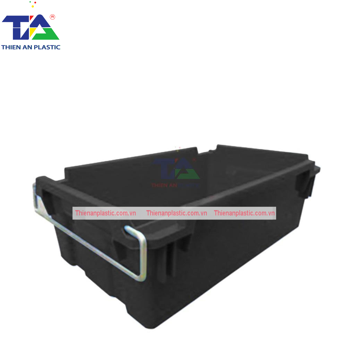 Thùng Nhựa A2 Chống Tĩnh Điện (KT: 610 x 380 x 206mm)