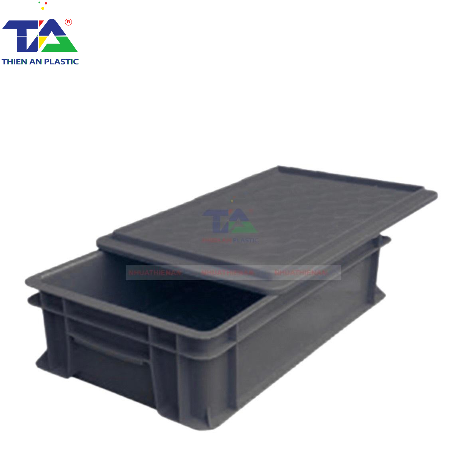 Thùng Nhựa B2 Chống Tĩnh Điện (KT: 455 x 270 x 120mm)