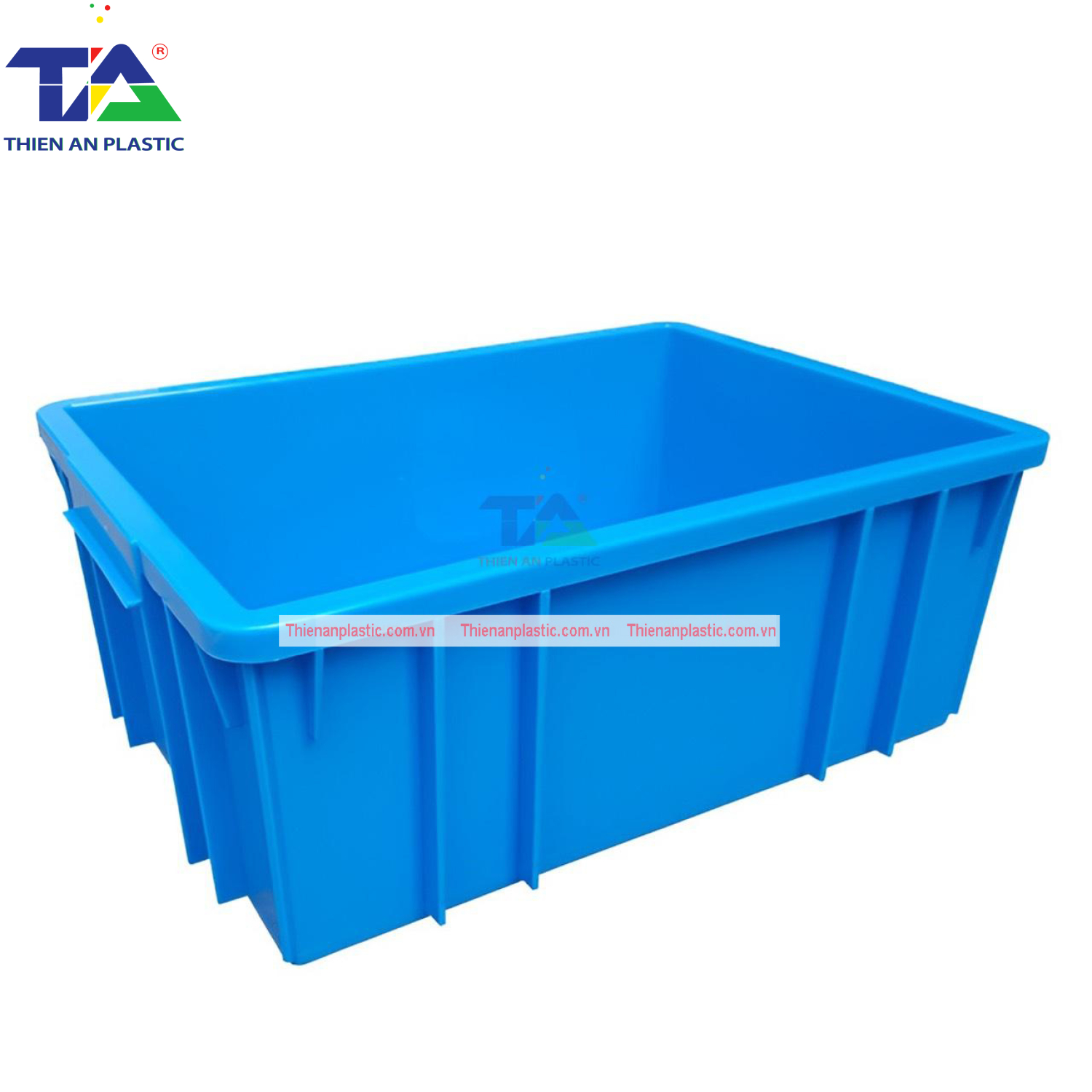 Thùng Nhựa Đặc B3 (KT: 460 x 330 x 182mm)