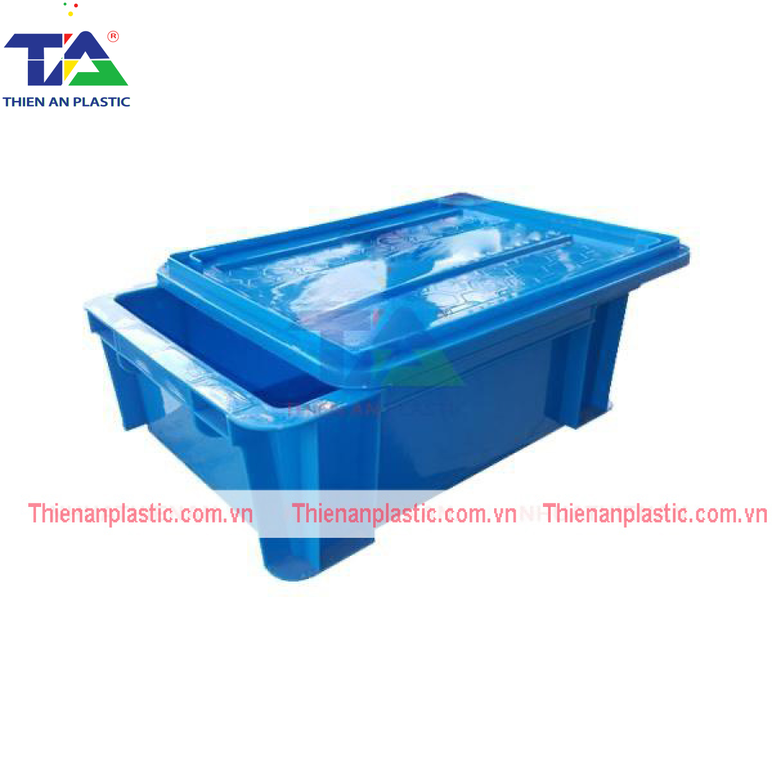 Thùng Nhựa Đặc B7 (KT: 370 x 280 x 125mm)