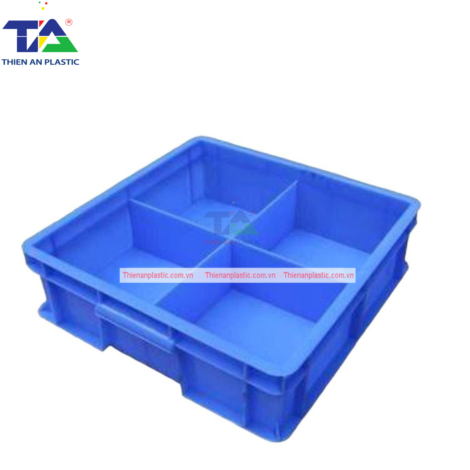 Thùng Nhựa Chia Ngăn TA-04 (KT: 355 x 355 x 110mm)
