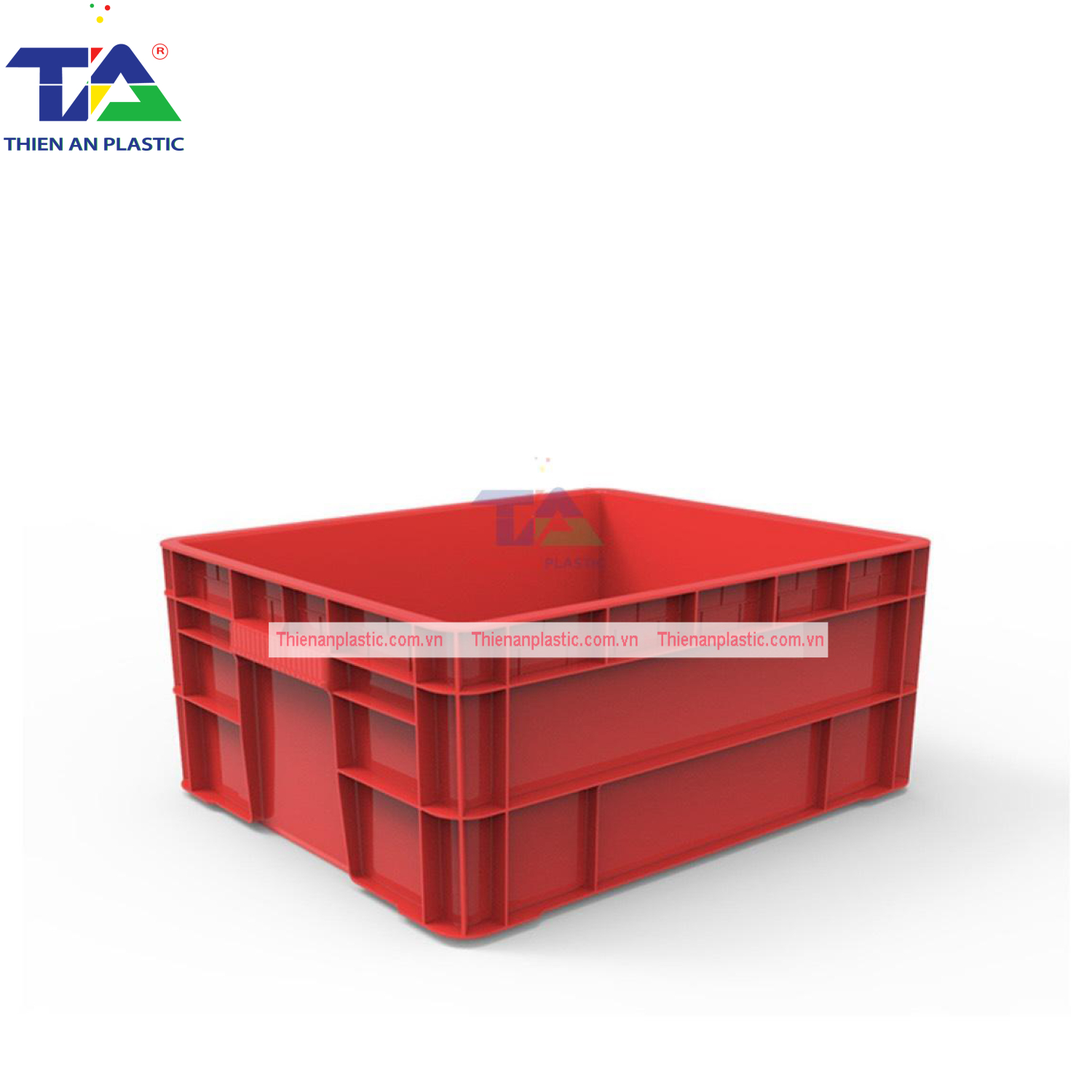 Thùng Nhựa KPT02 (KT: 523 x 432 x 220mm)