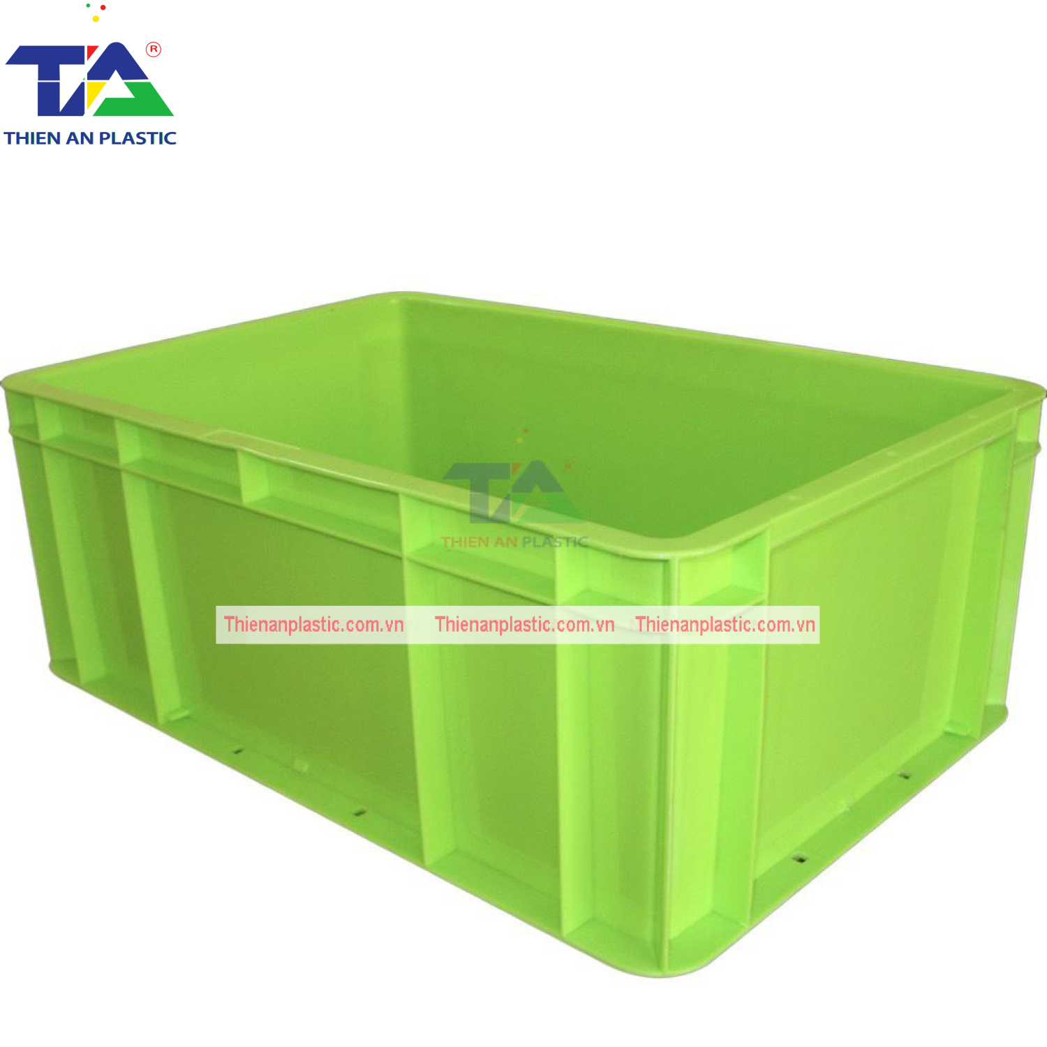Thùng Nhựa Đặc TTA 342 (KT: 500 x 330 x200mm)