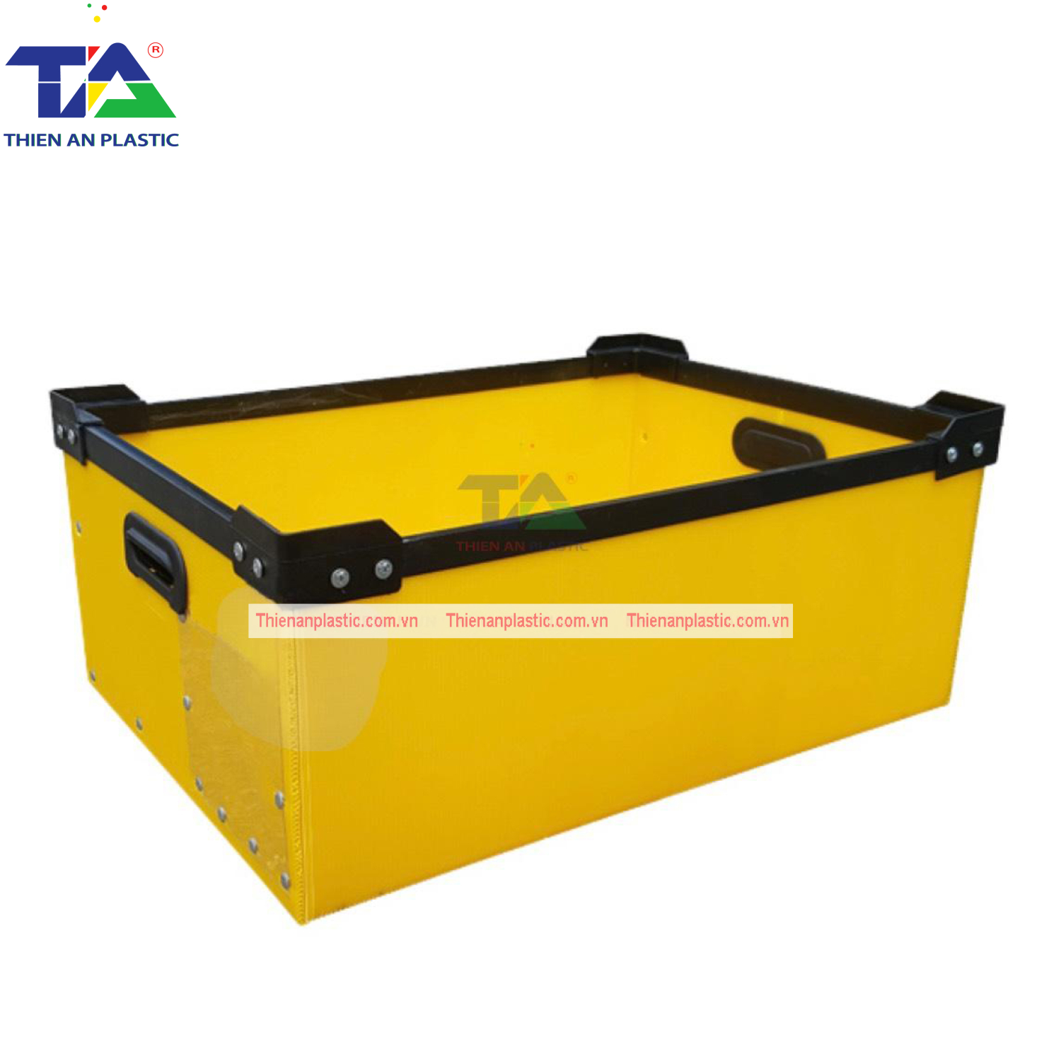 Thùng Nhựa Danpla Màu Vàng