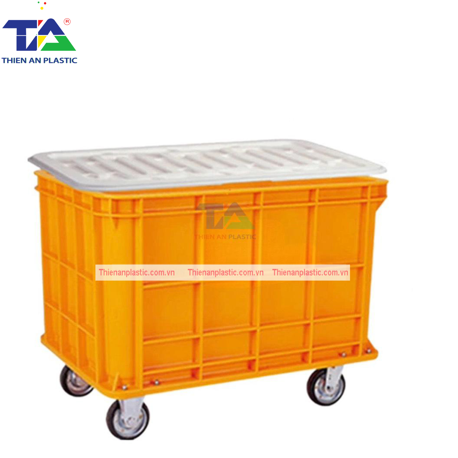 Thùng Nhựa Đặc NJB 400 (KT: 1095 x 795 x 640mm)