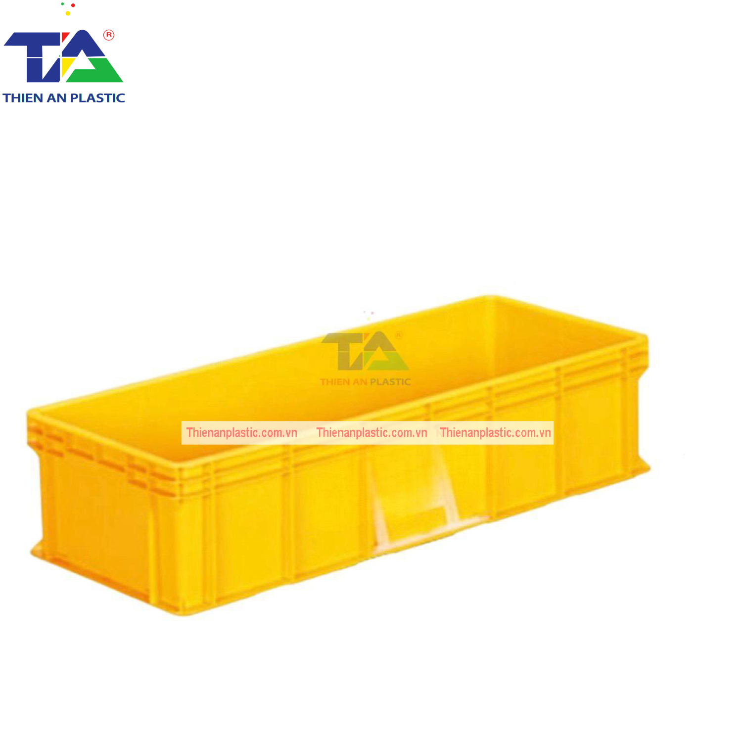 Thùng Nhựa Đặc NTC 831 (KT: 838 x 335 x 195mm)