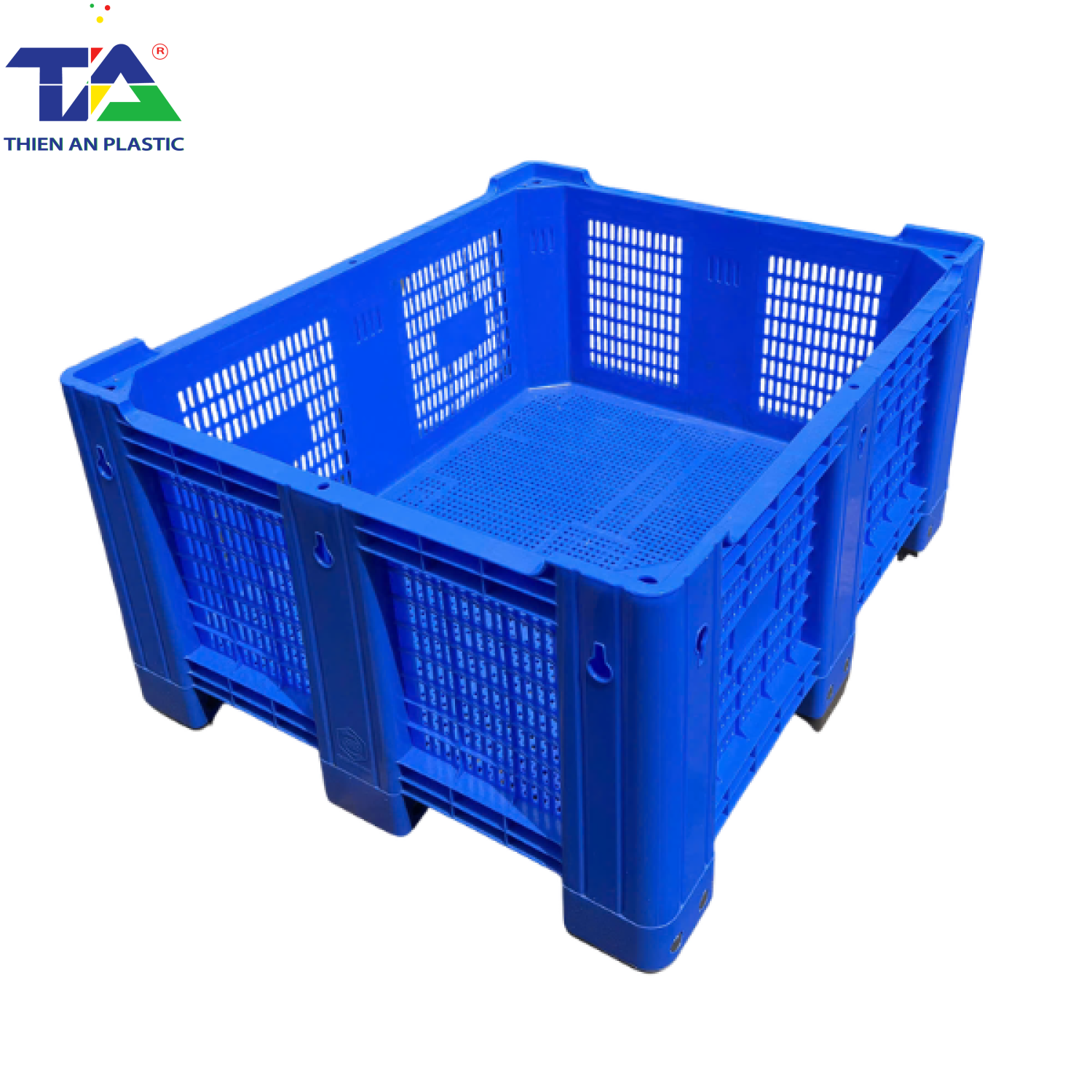 Thùng Nhựa Pallet Hở (KT: 1200 x 1000 x 600mm)