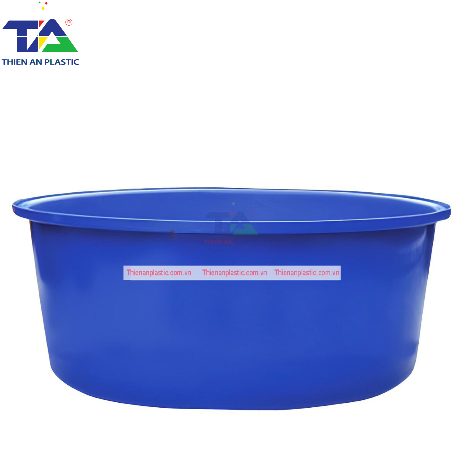 Thùng Nhựa Tròn 1000 Lít (Ø146 - 118 x H79 cm)