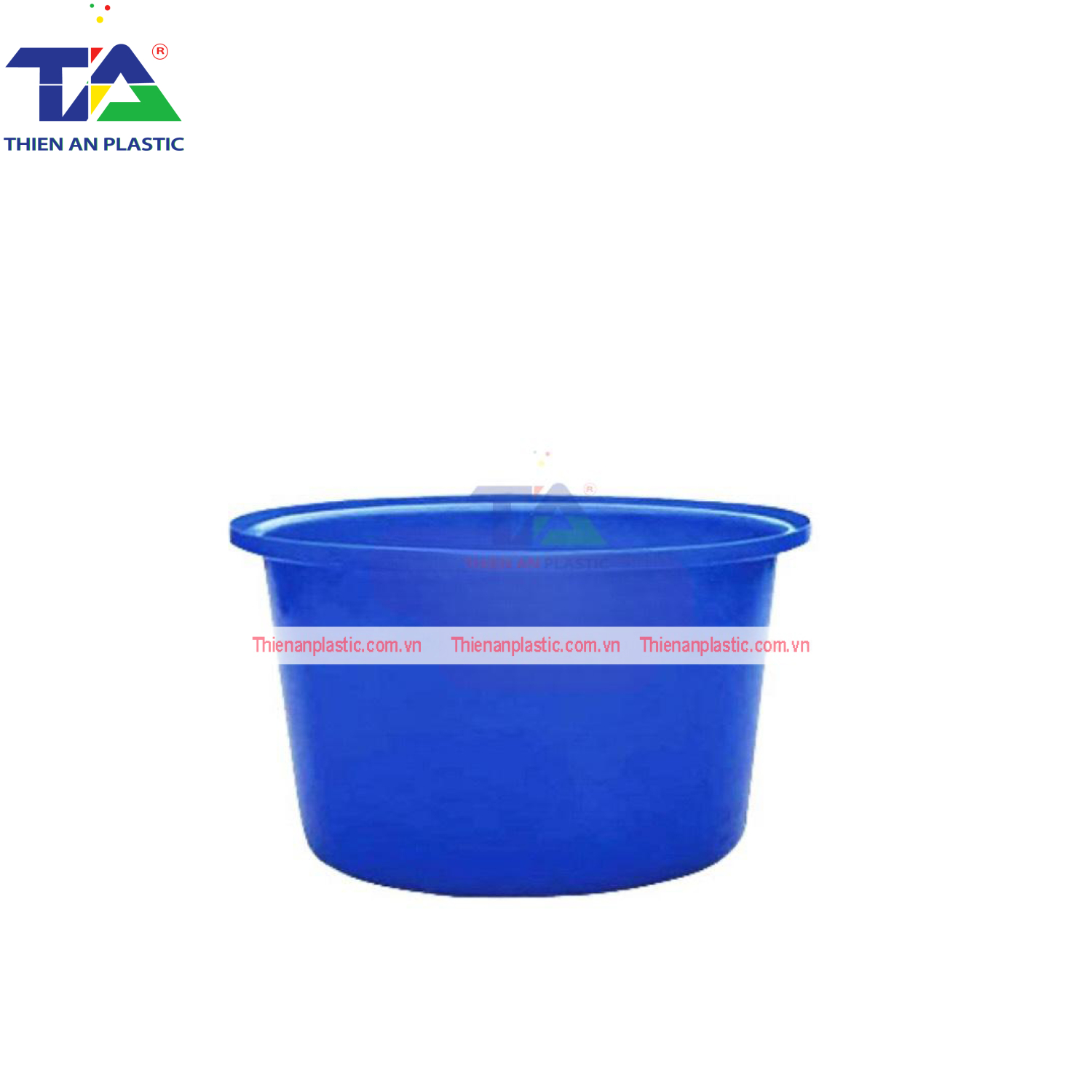 Thùng Nhựa Tròn 250 Lít (Ø 87 - 65 x H60cm)