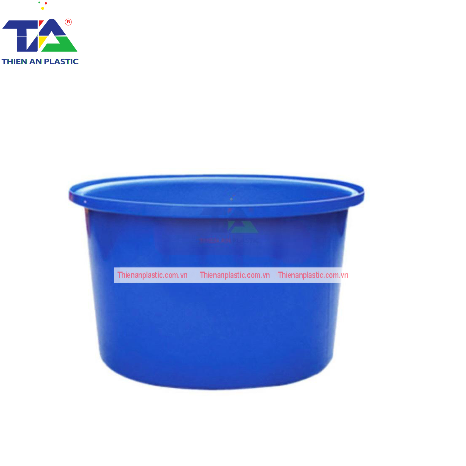 Thùng Nhựa Tròn 750 Lít (Ø128 - 102 x H77 cm)