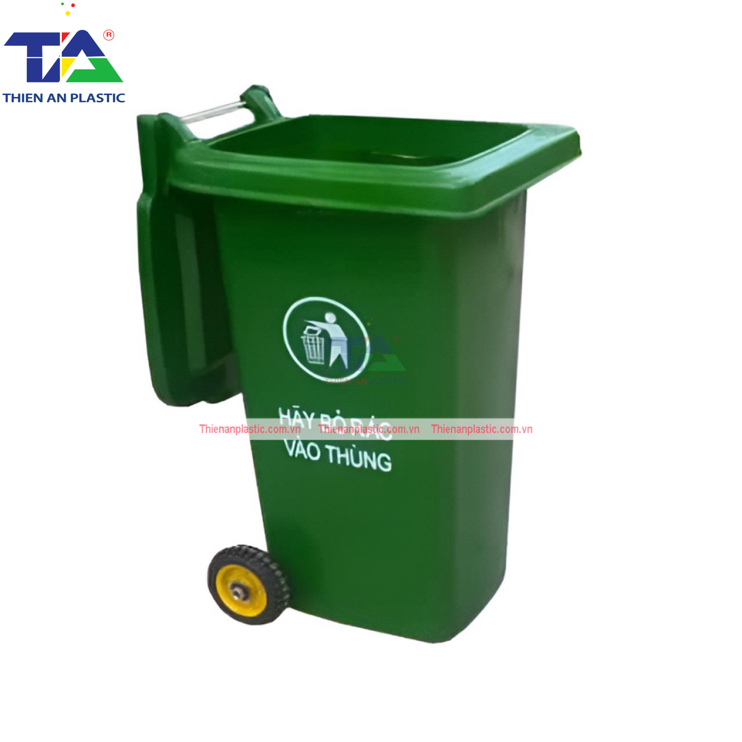 Thùng Rác Composite 240 Lít (KT : 730 x 580 x 1070mm)