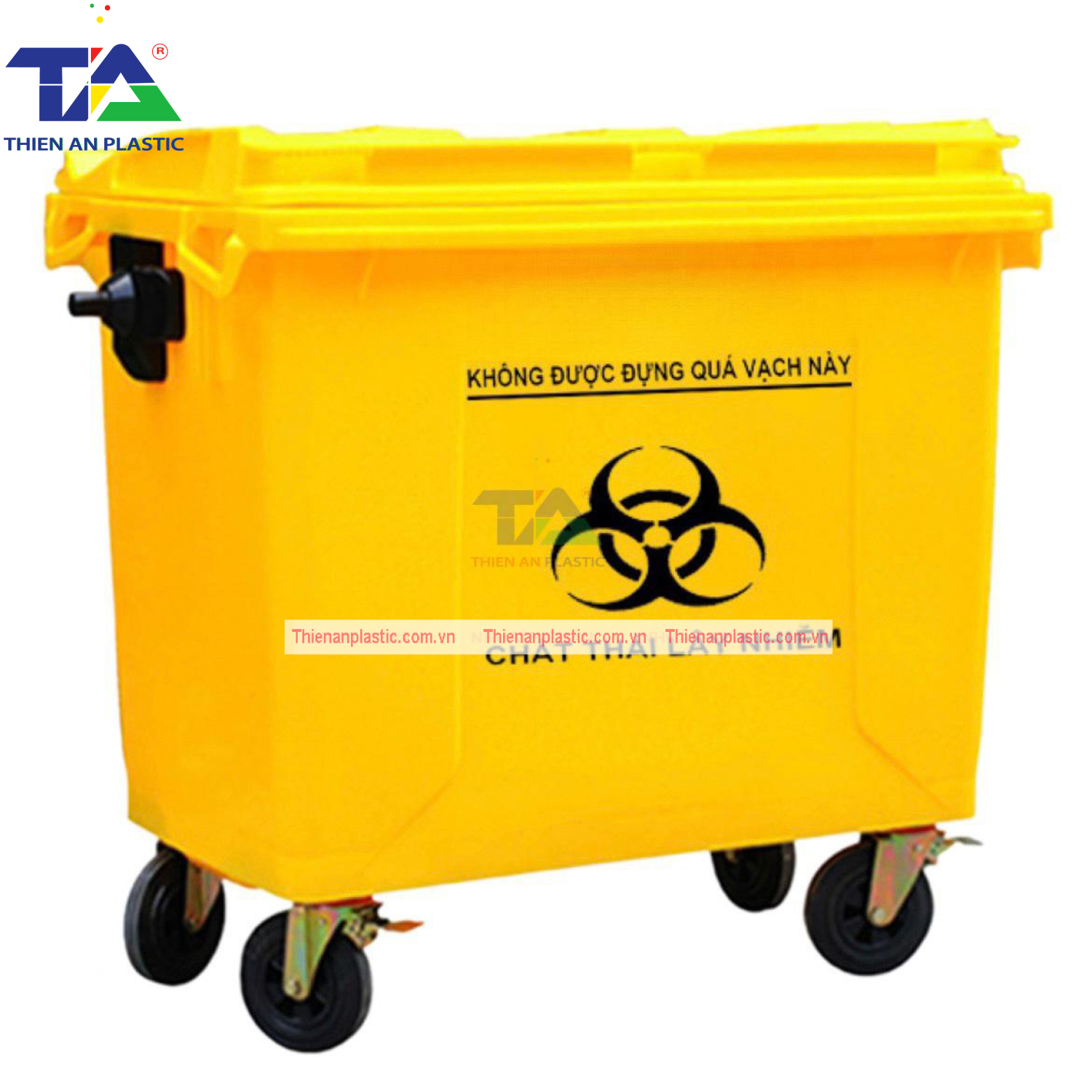 Thùng Rác Y Tế 660 Lít (1350 x 830 x 1110mm)