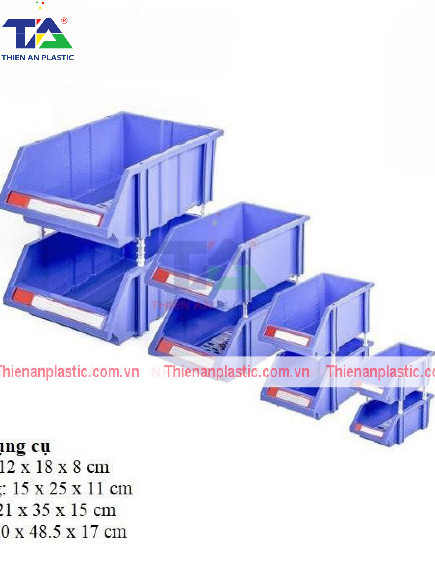 Khay Nhựa Đựng Linh Kiện Đại (KT: 485 x 300 x 170mm)