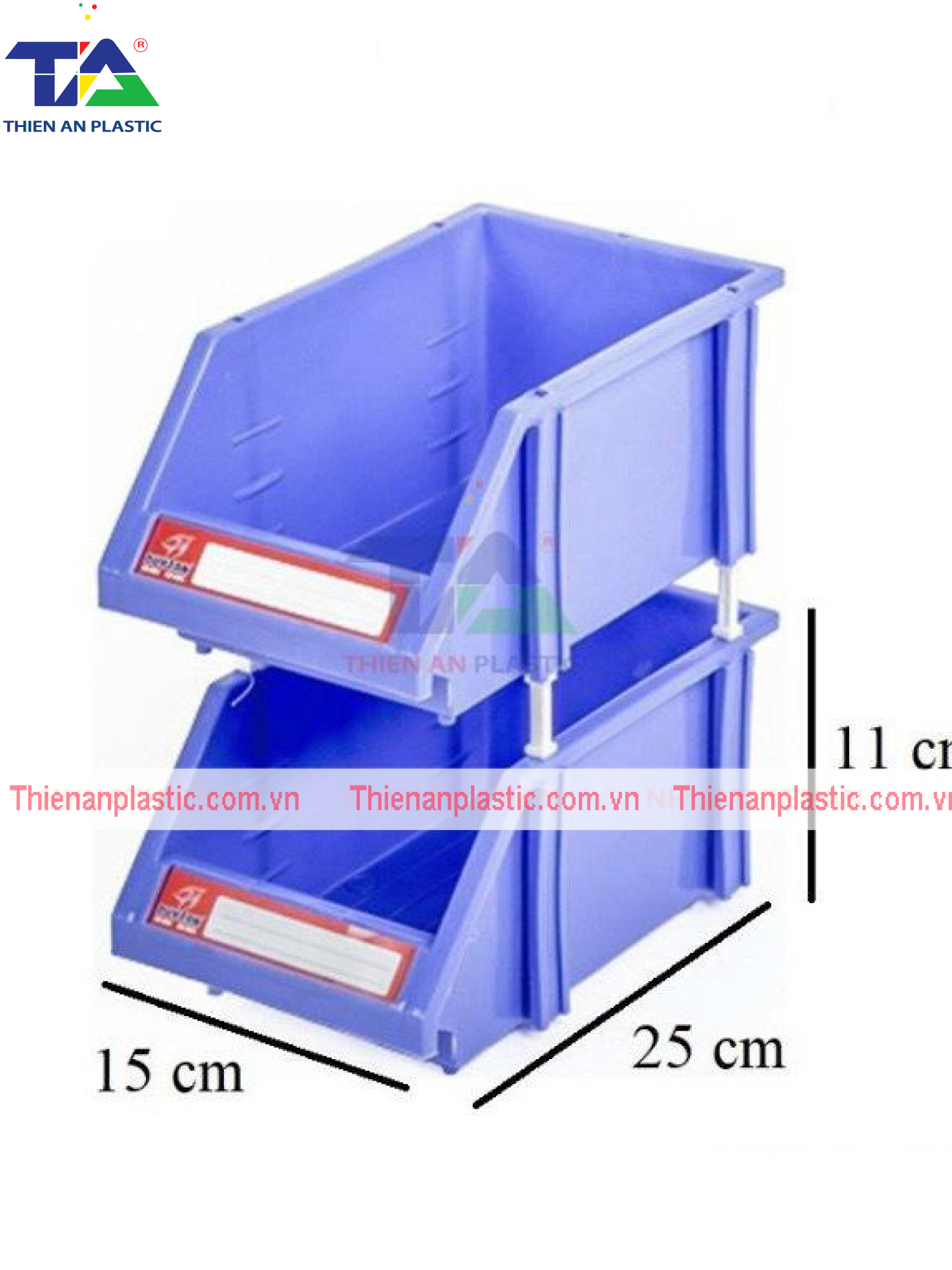 Khay Nhựa Đựng Linh Kiện Trung (KT: 250 x 150 x 110mm)