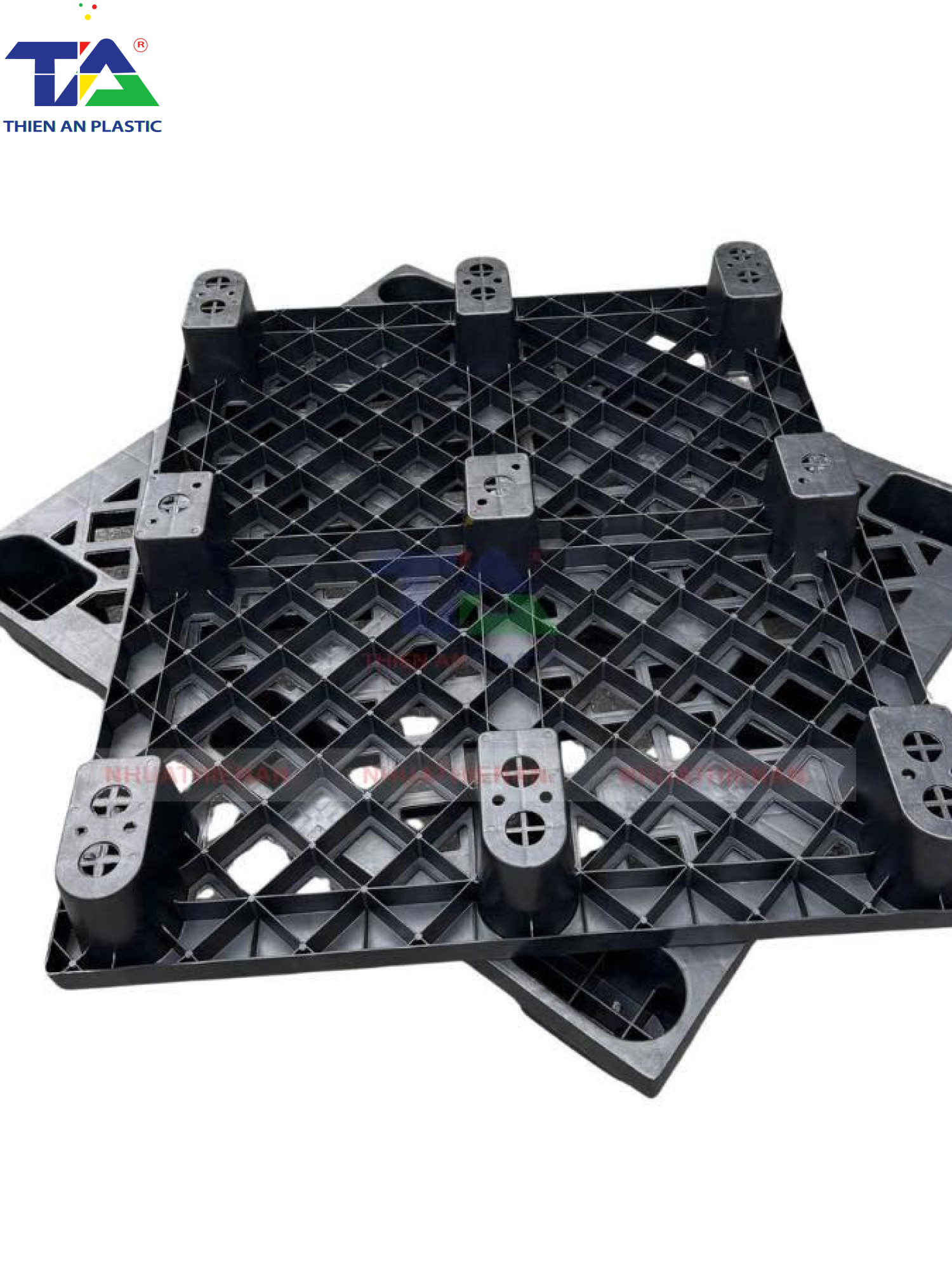 Pallet Nhựa Chống Tĩnh Điện( KT: 1200 x 1000 x 140mm)