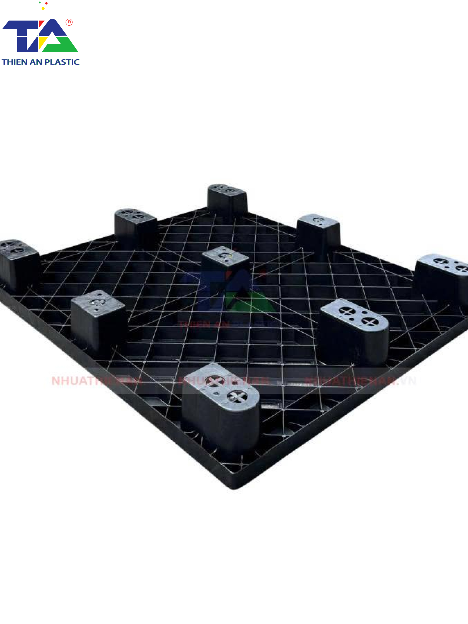 Pallet Nhựa Chống Tĩnh Điện( KT: 1200 x 1000 x 140mm)