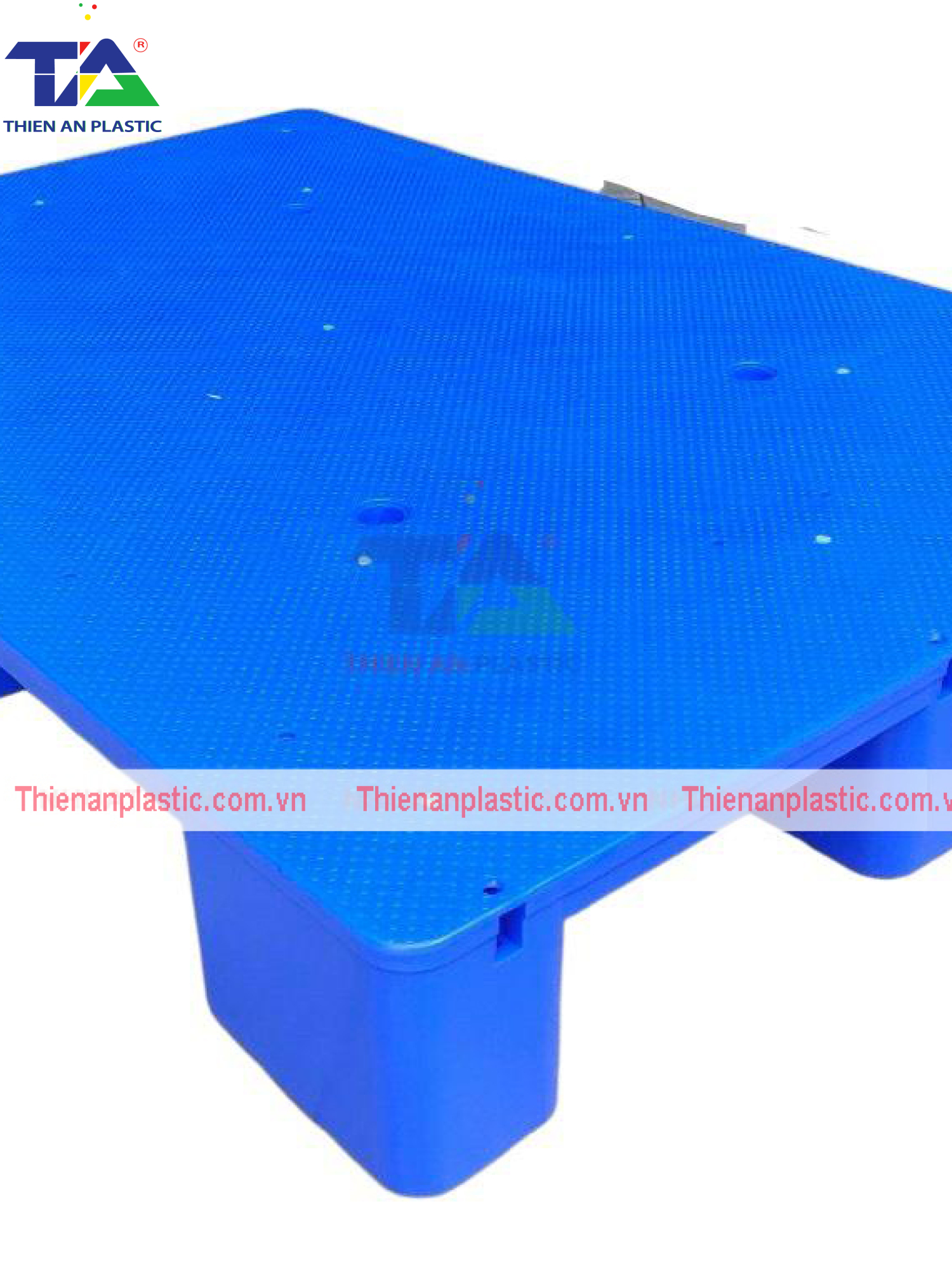 Pallet Nhựa 9 Gù T.A(KT:1200 x 800 x 140mm)