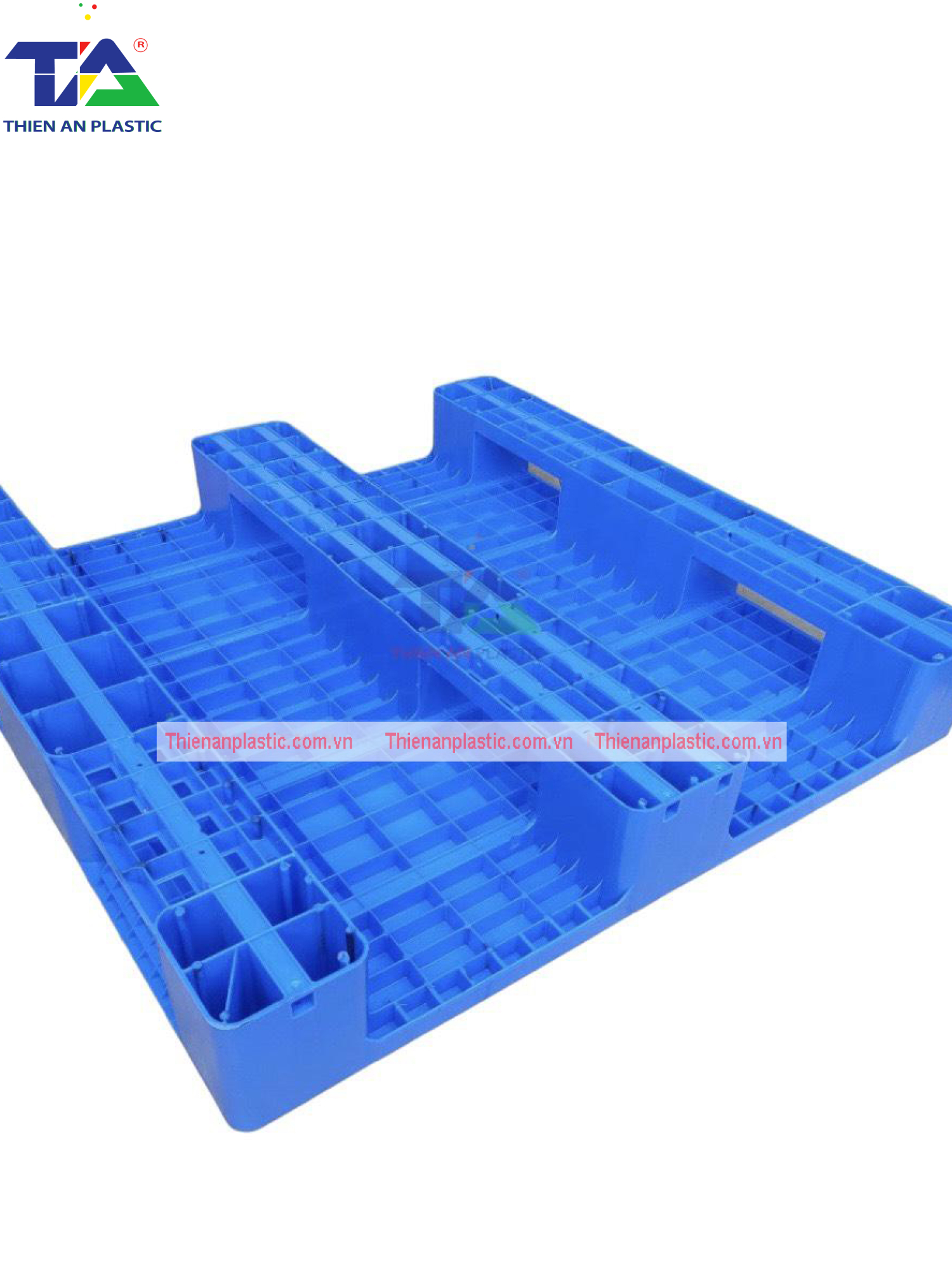 Pallet Nhựa Mặt Bít TA1111 -165(KT: 1100 x 1100 x 165mm)