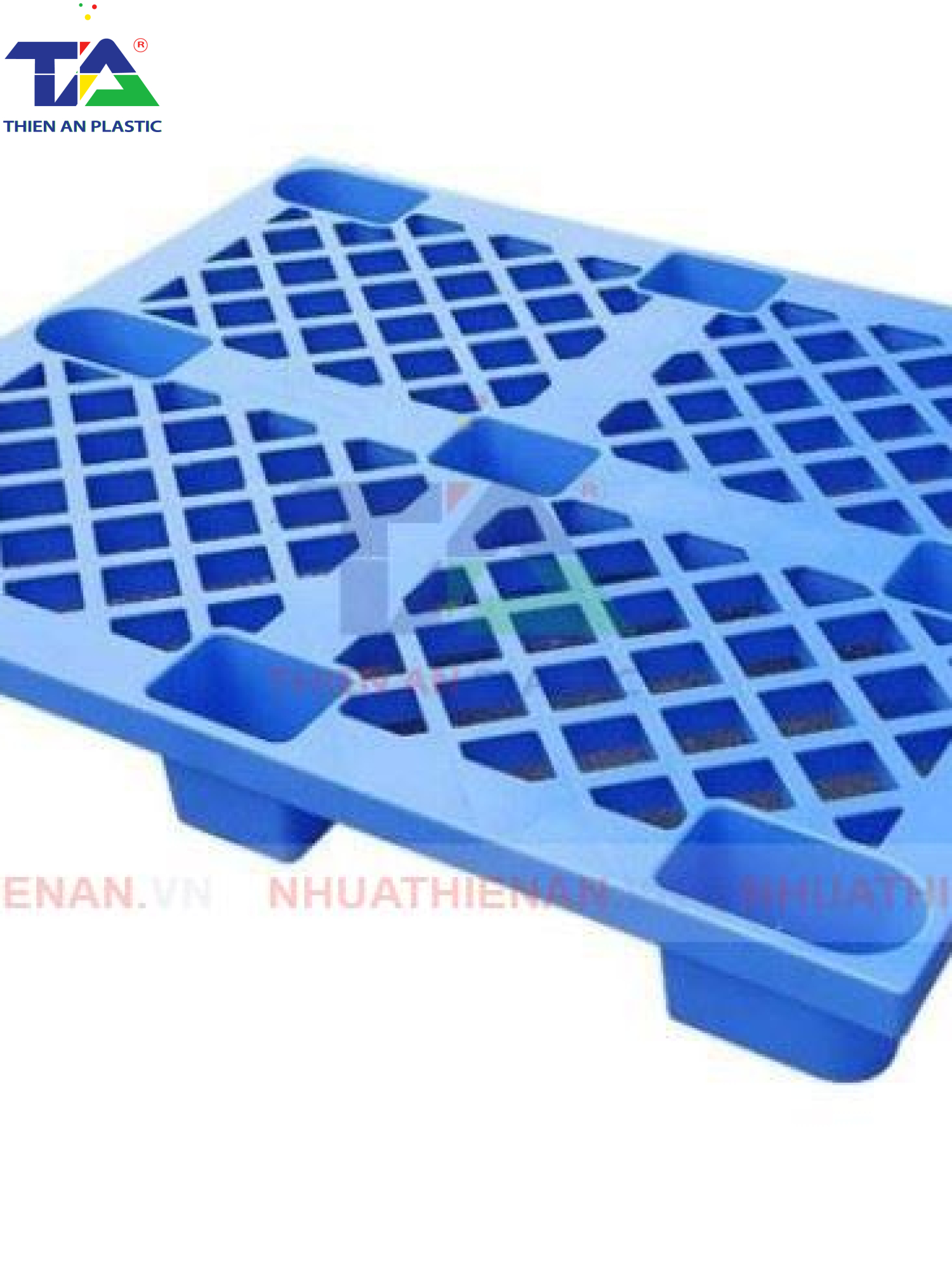 Pallet Nhựa Chân Cốc(KT: 1200 x 1000 x 145mm)