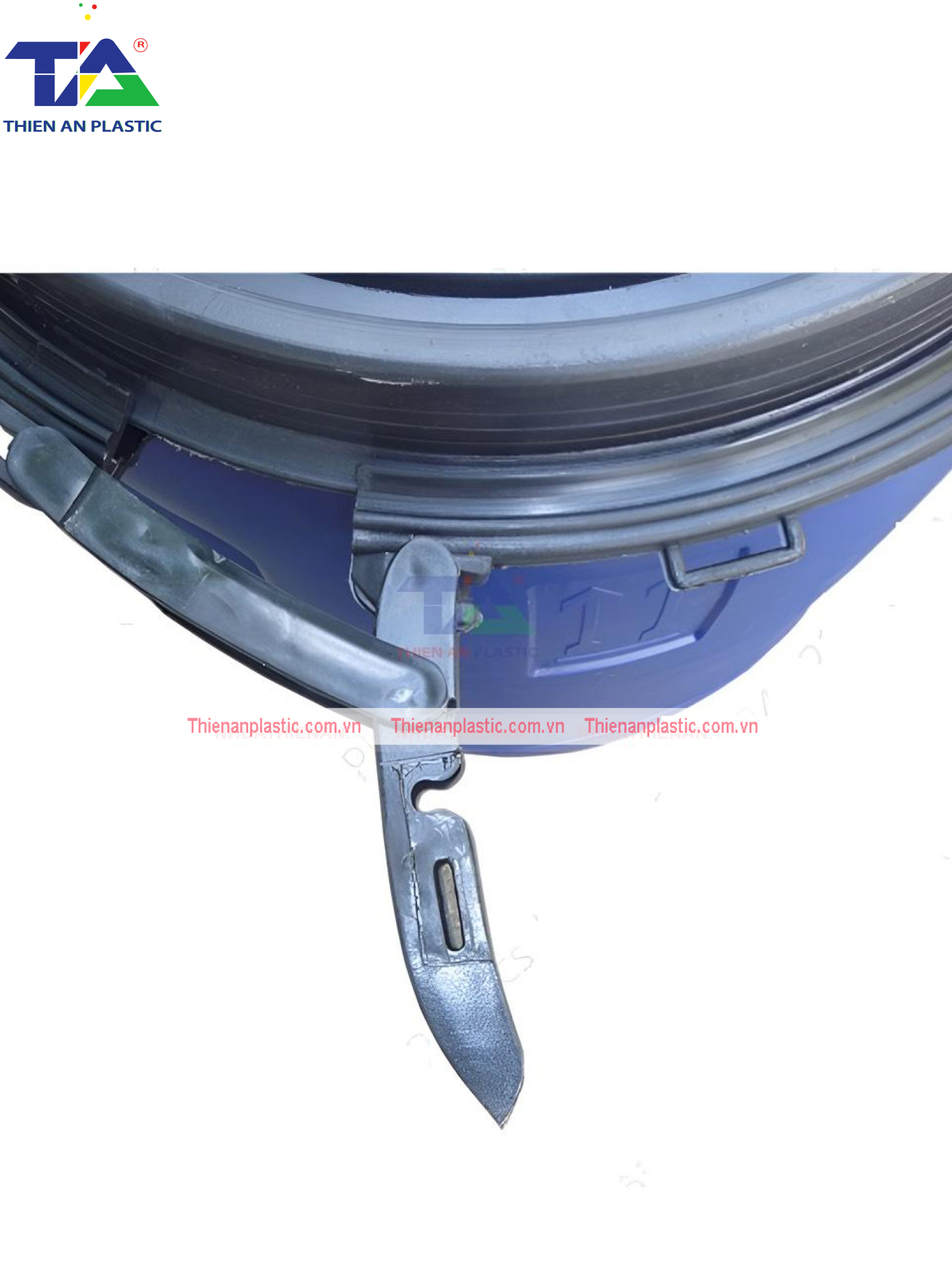 Thùng Phuy Nhựa 50 Lít (KT: Ø380 x H580 mm)