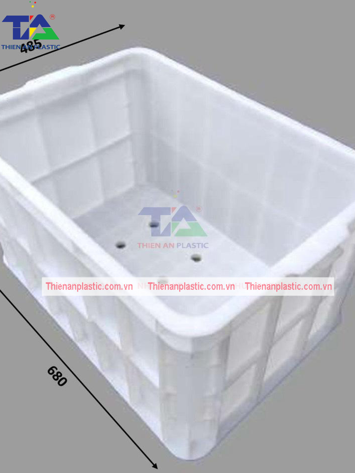 Sóng Nhựa Bít 3T8 (KT: 680 x 485 x 385mm)