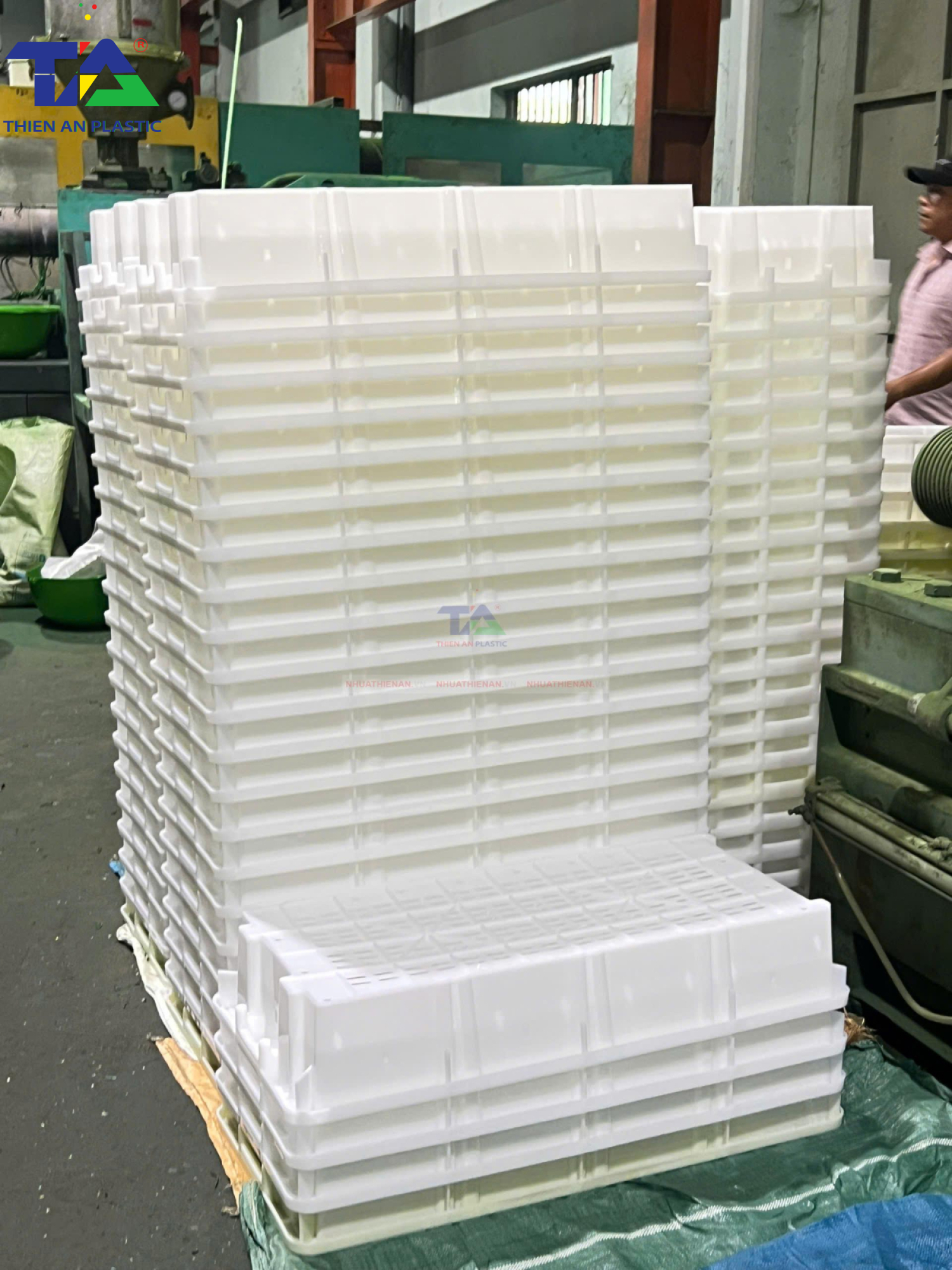 Sóng Nhựa Đựng Cá Thu (KT: 900 x 420 x 150mm)