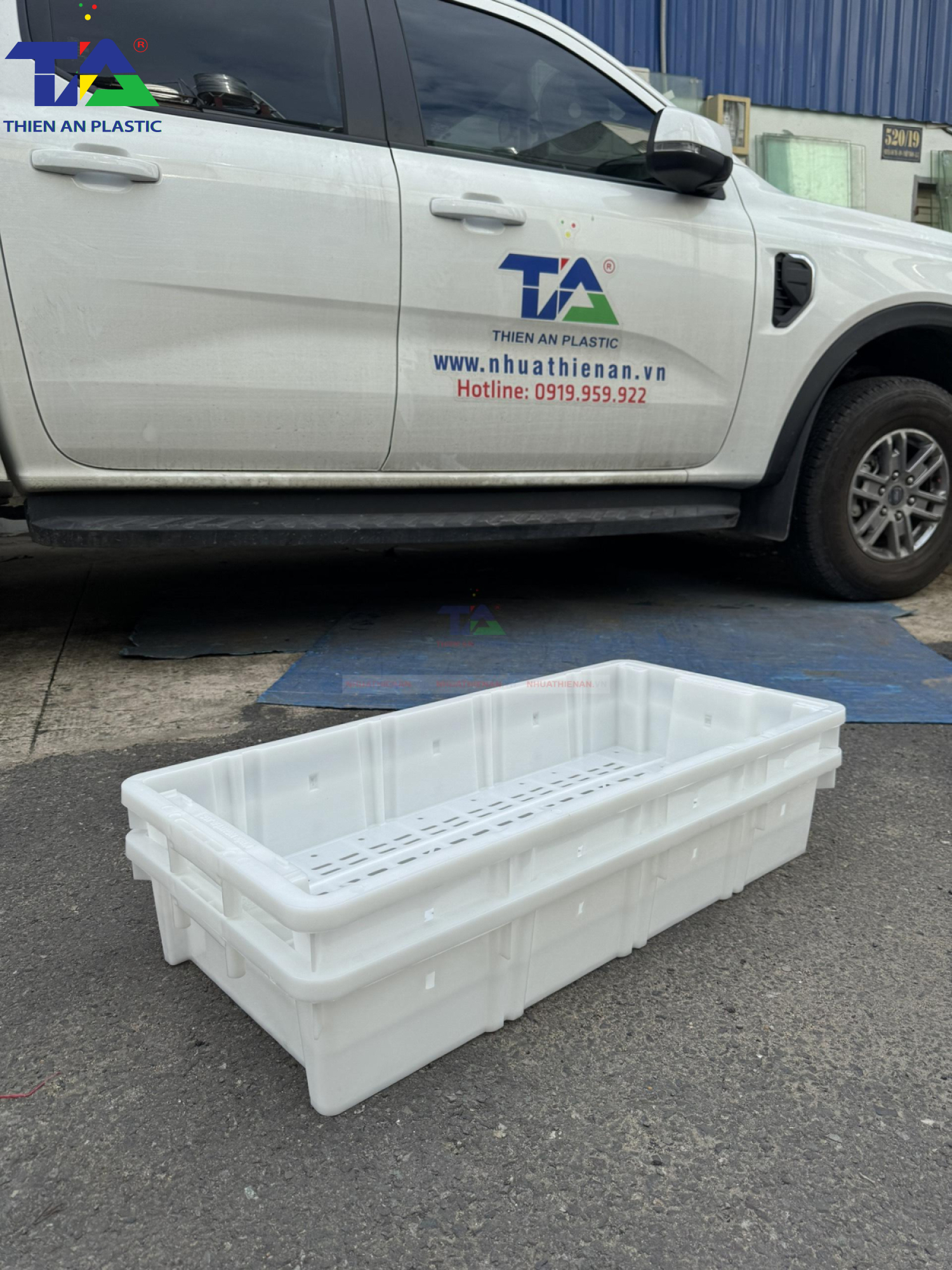 Sóng Nhựa Đựng Cá Thu (KT: 900 x 420 x 150mm)