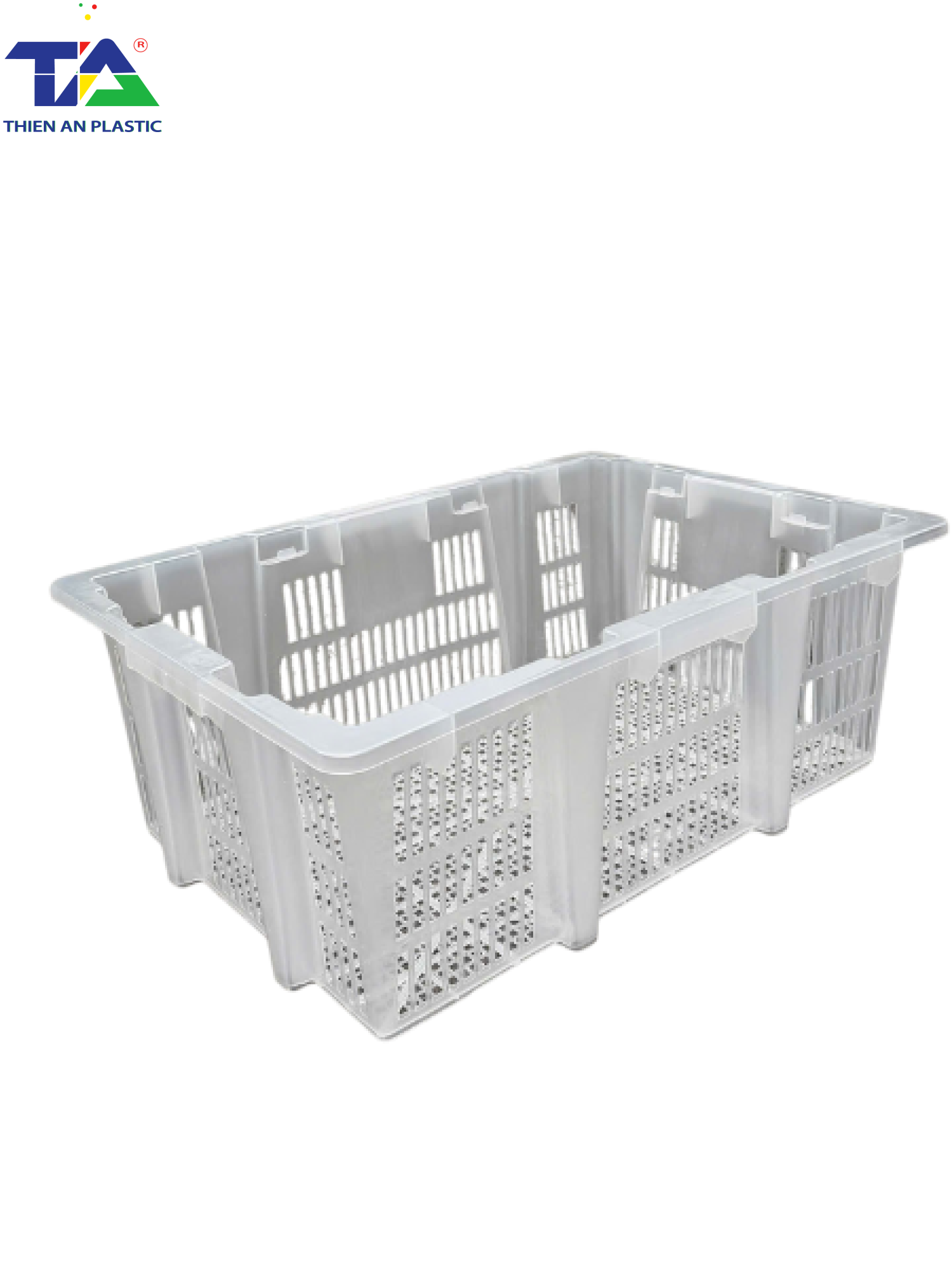 Sóng Nhựa Đựng Trái Cây (KT: 670 x 470 x 242mm)