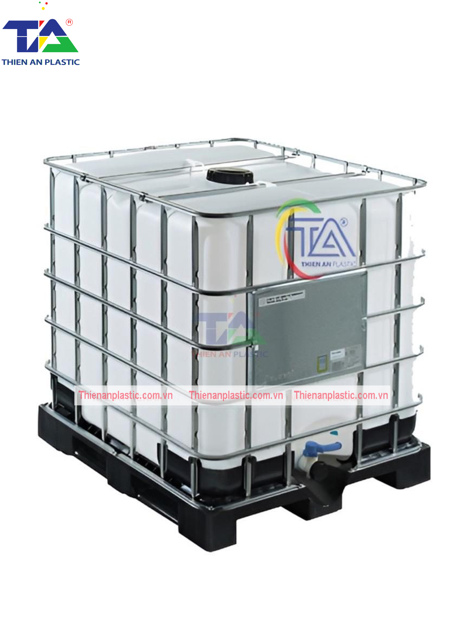 Tank IBC 1000 Lít Cũ (KT : 186x1000x1200mm)