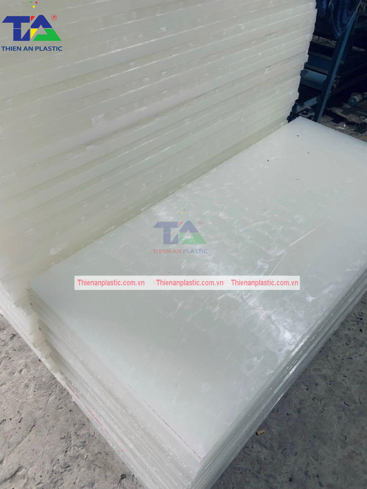 Thớt Nhựa PP Trắng