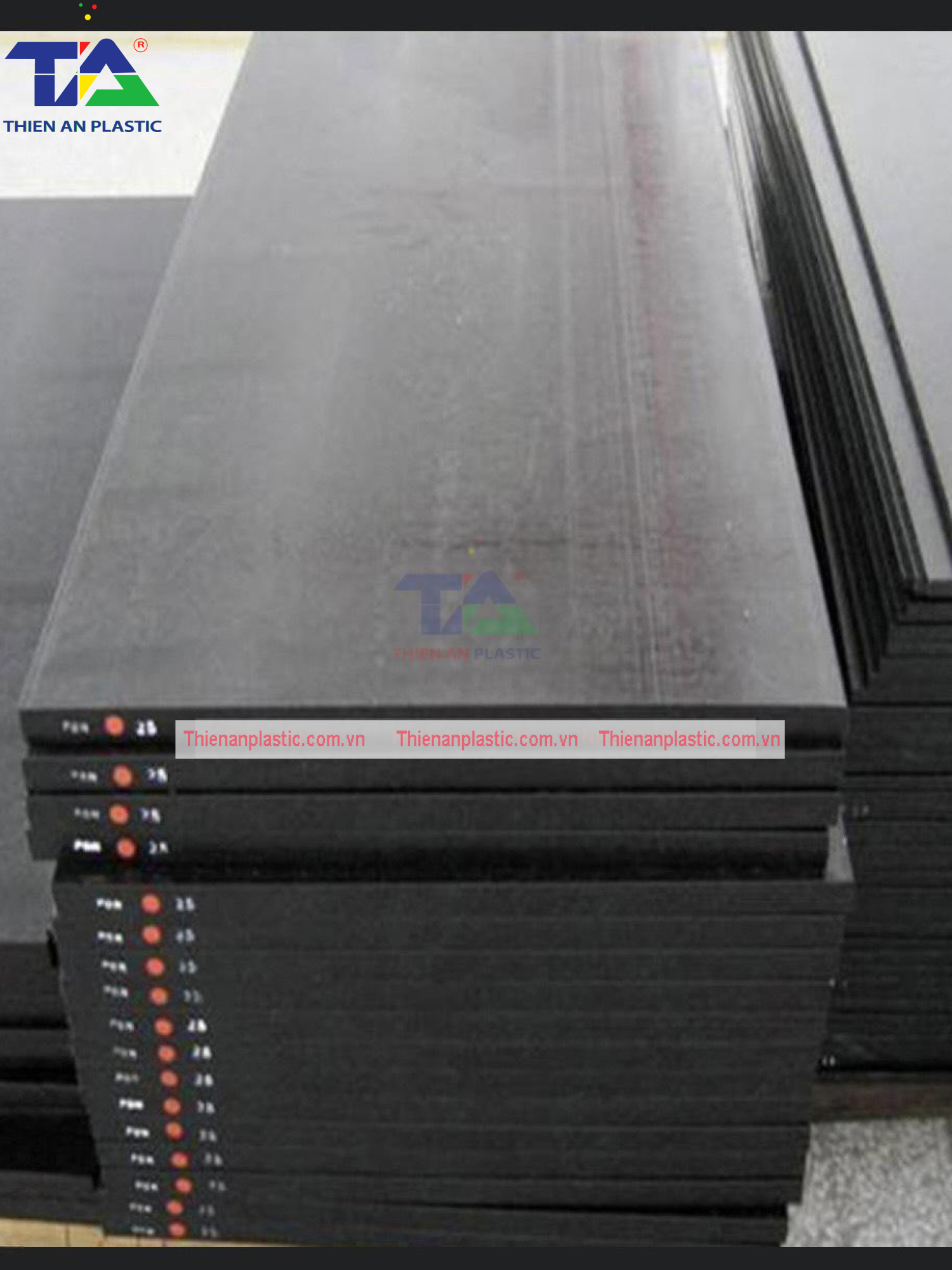 Thớt Nhựa PVC Đen (KT: 1200 x 1800mm)