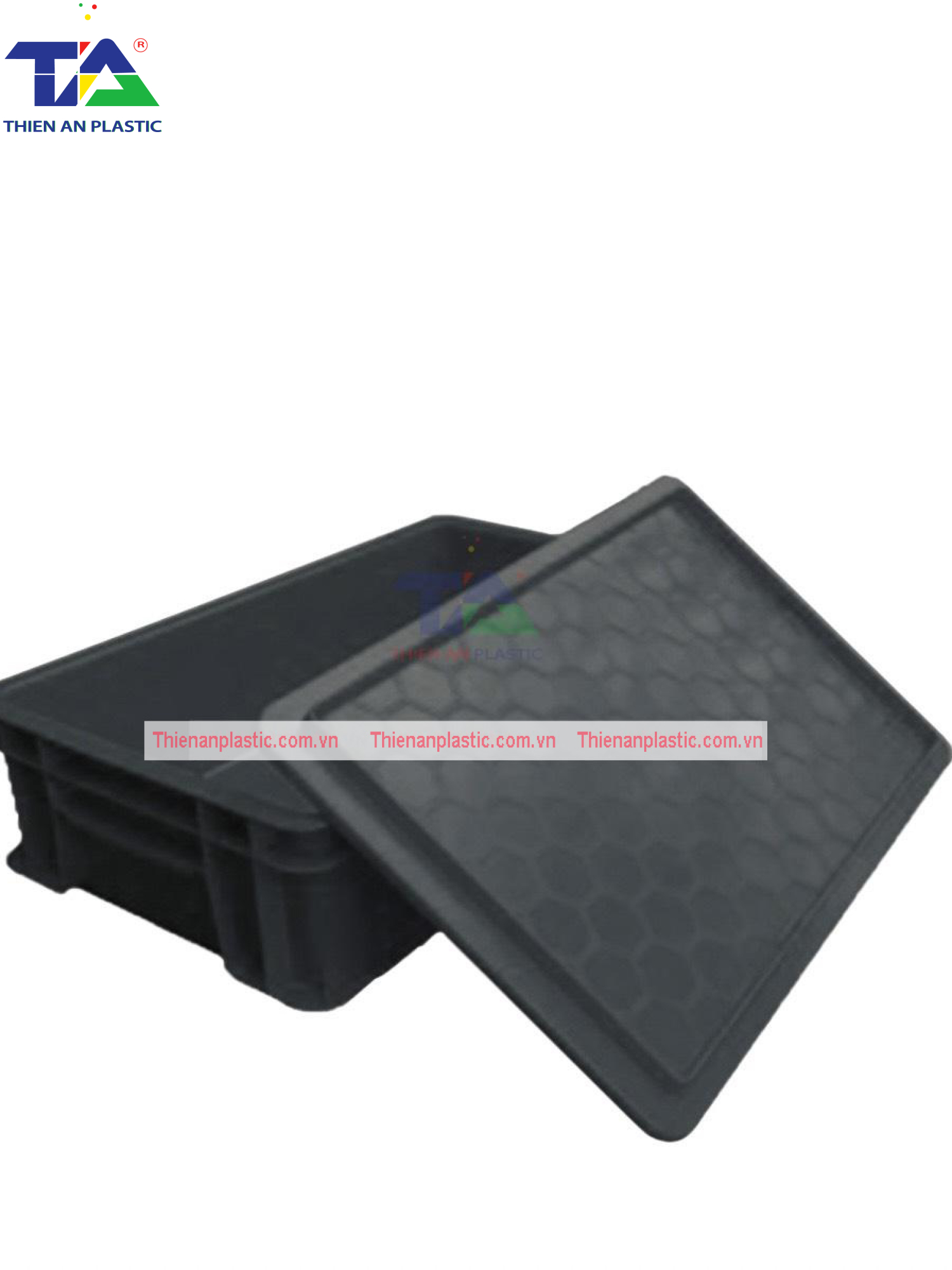 Thùng Nhựa B2 Chống Tĩnh Điện (KT: 455 x 270 x 120mm)