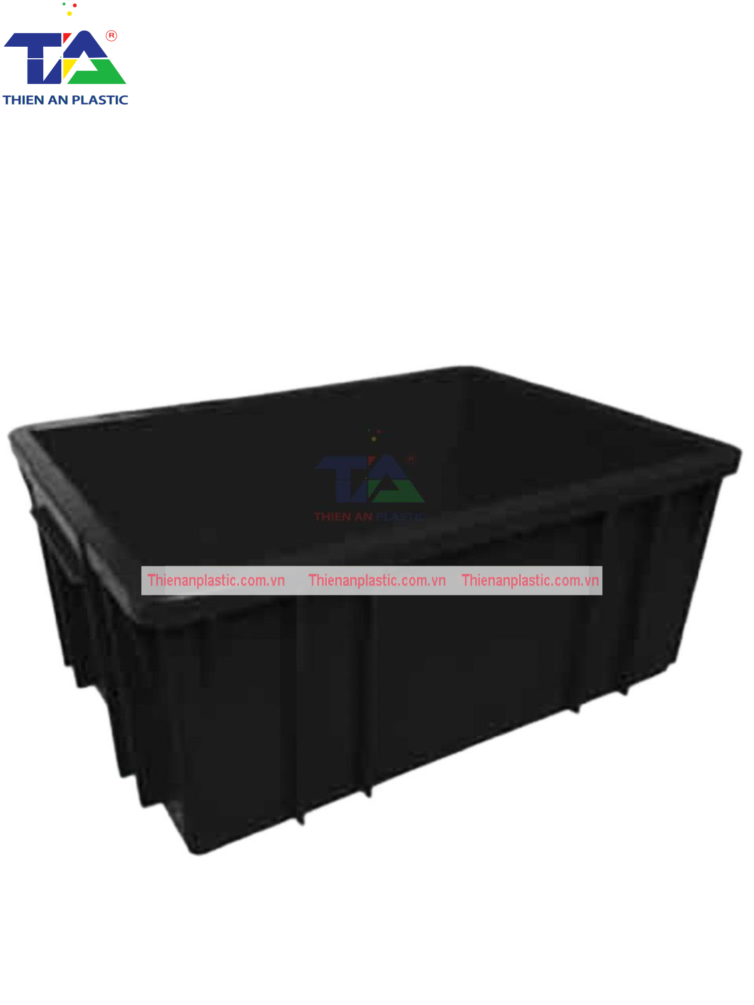 Thùng Nhựa B3 Chống Tĩnh Điện (KT: 460 x 330 x 182mm)