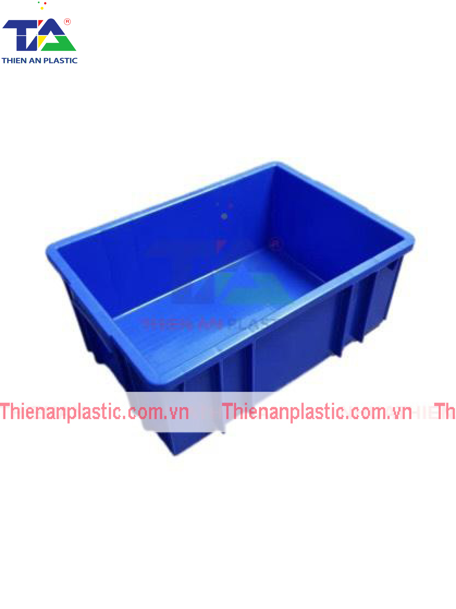 Thùng Nhựa Đặc B3 (KT: 460 x 330 x 182mm)