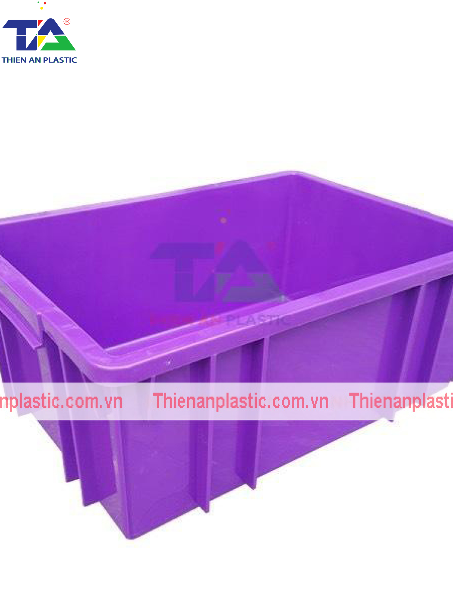 Thùng Nhựa Đặc B3 (KT: 460 x 330 x 182mm)