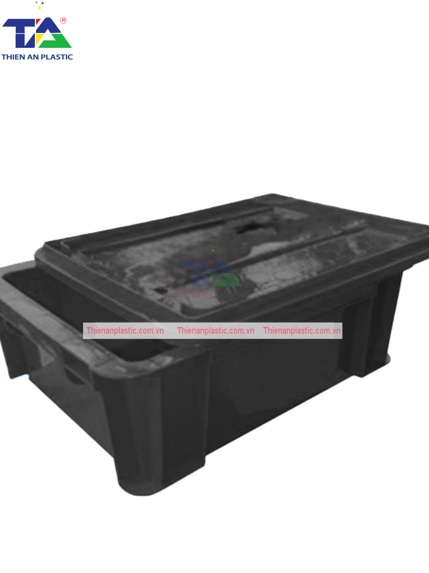 Thùng Nhựa B7 Chống Tĩnh Điện (KT: 370 x 280 x 125mm)