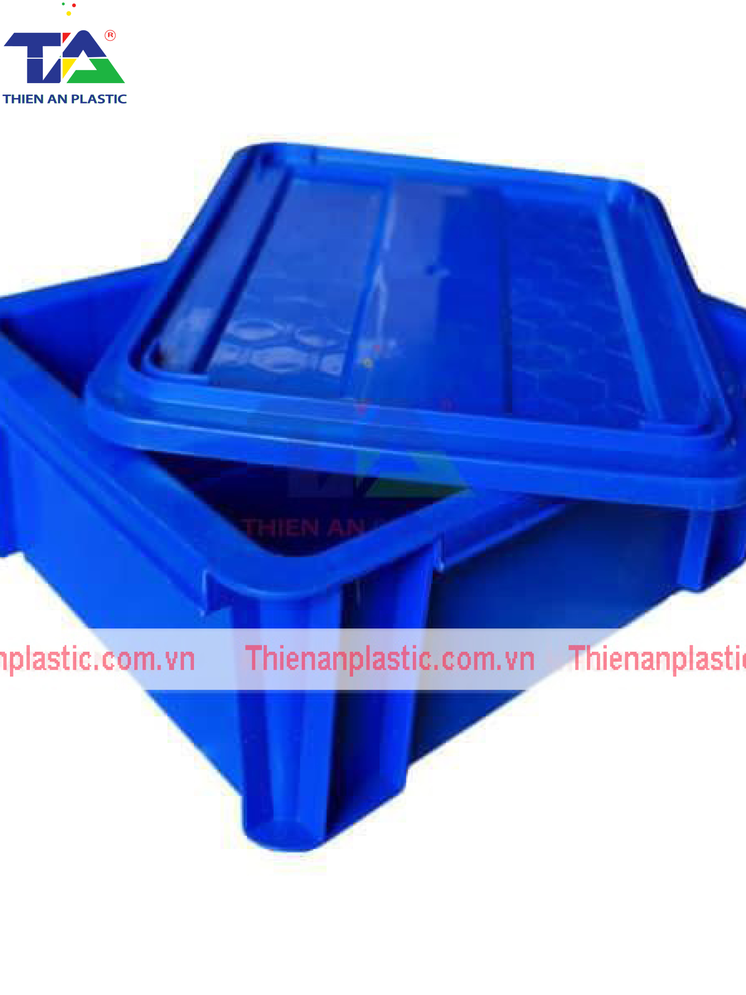 Thùng Nhựa Đặc B7 (KT: 370 x 280 x 125mm)