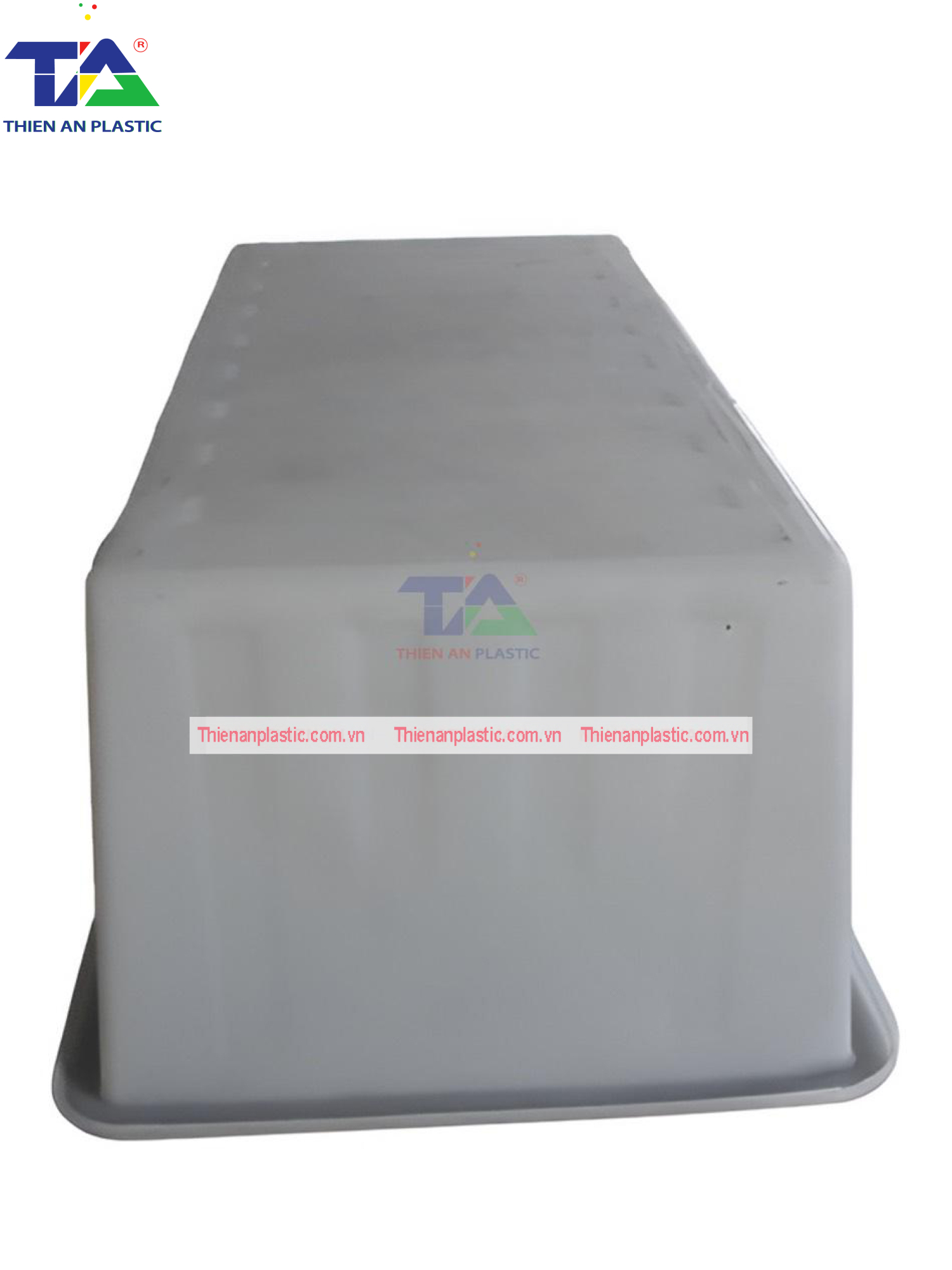 Thùng Nhựa Chữ Nhật 1700 Lít (KT: 243 x 127 x 74cm)