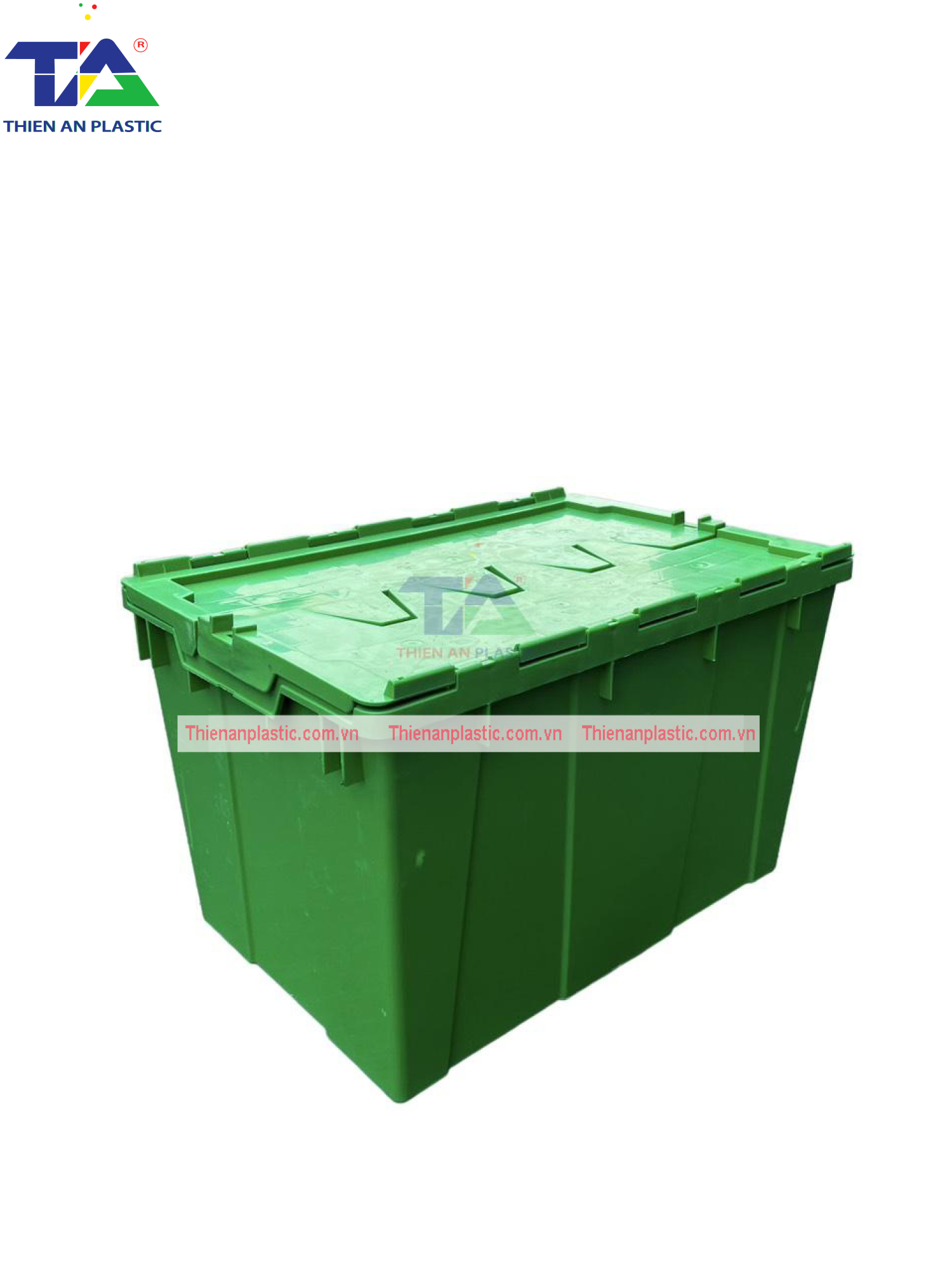Thùng Nhựa Tole Crate (KT: 600 x 400 x 365mm)