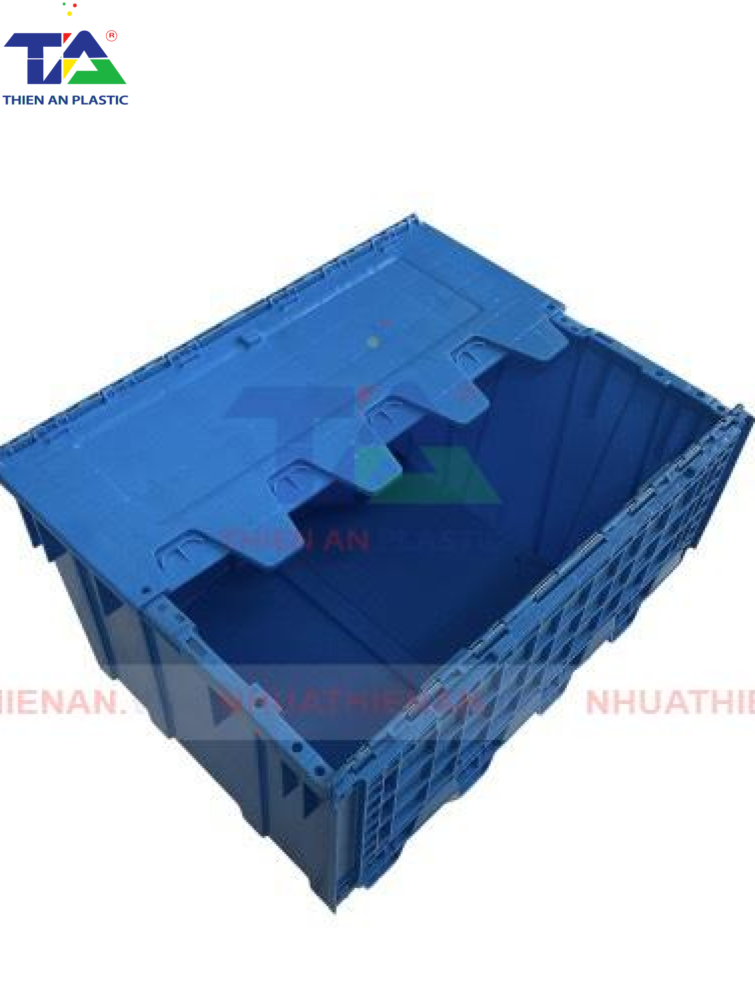 Thùng Nhựa Nắp Liền NLC 903 (KT: 703 x 546 x 448mm)