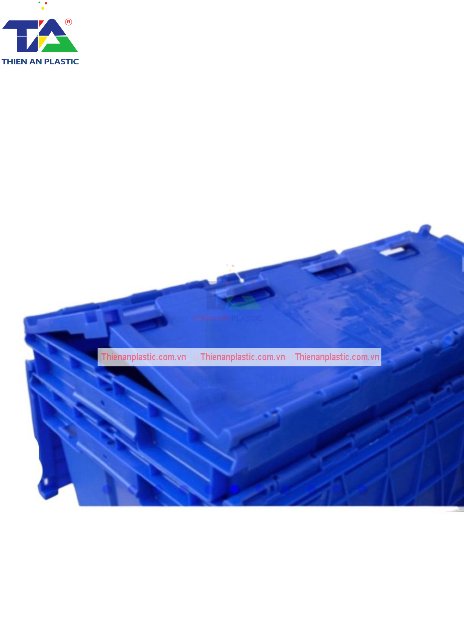 Thùng Nhựa Tote Crate (KT: 600 x 400 x 365mm)